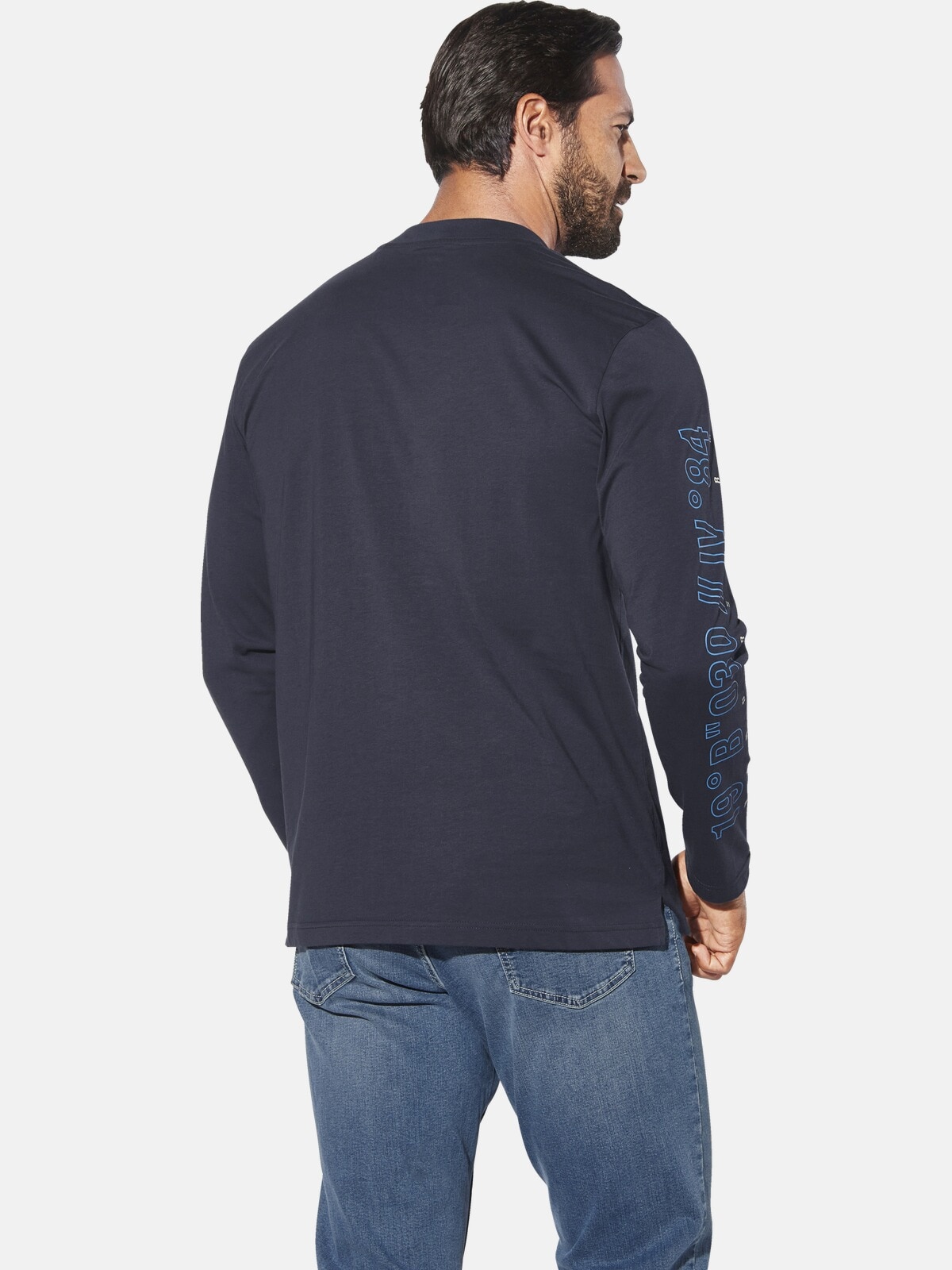 Jan Vanderstorm Langarm-Poloshirt »3er Pack Langarmshirt NORGARD«
