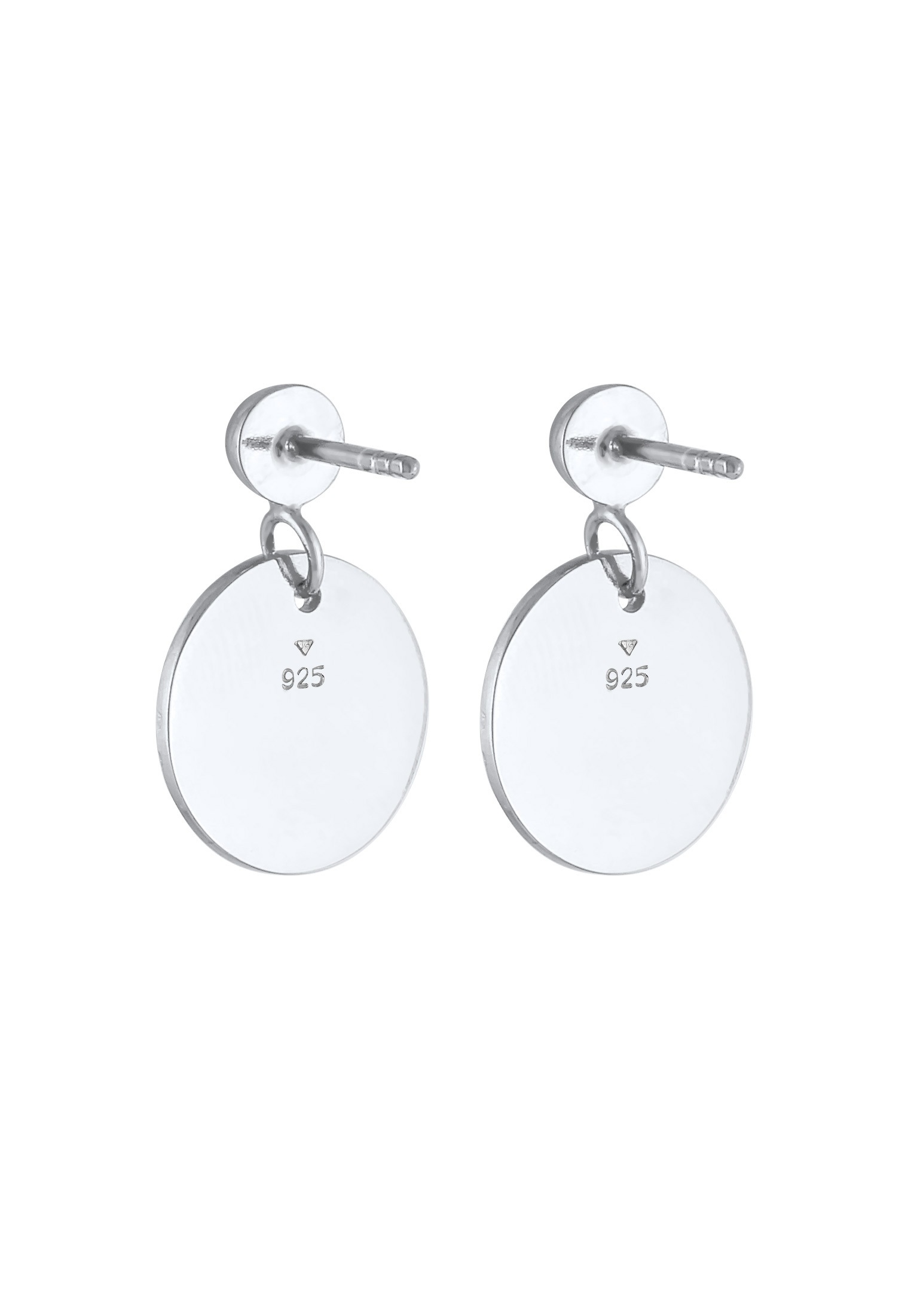 Elli Paar Ohrhänger »Ohrringe Ohrhänger Stecker Plättchen Glanzvoll 925 Silber«