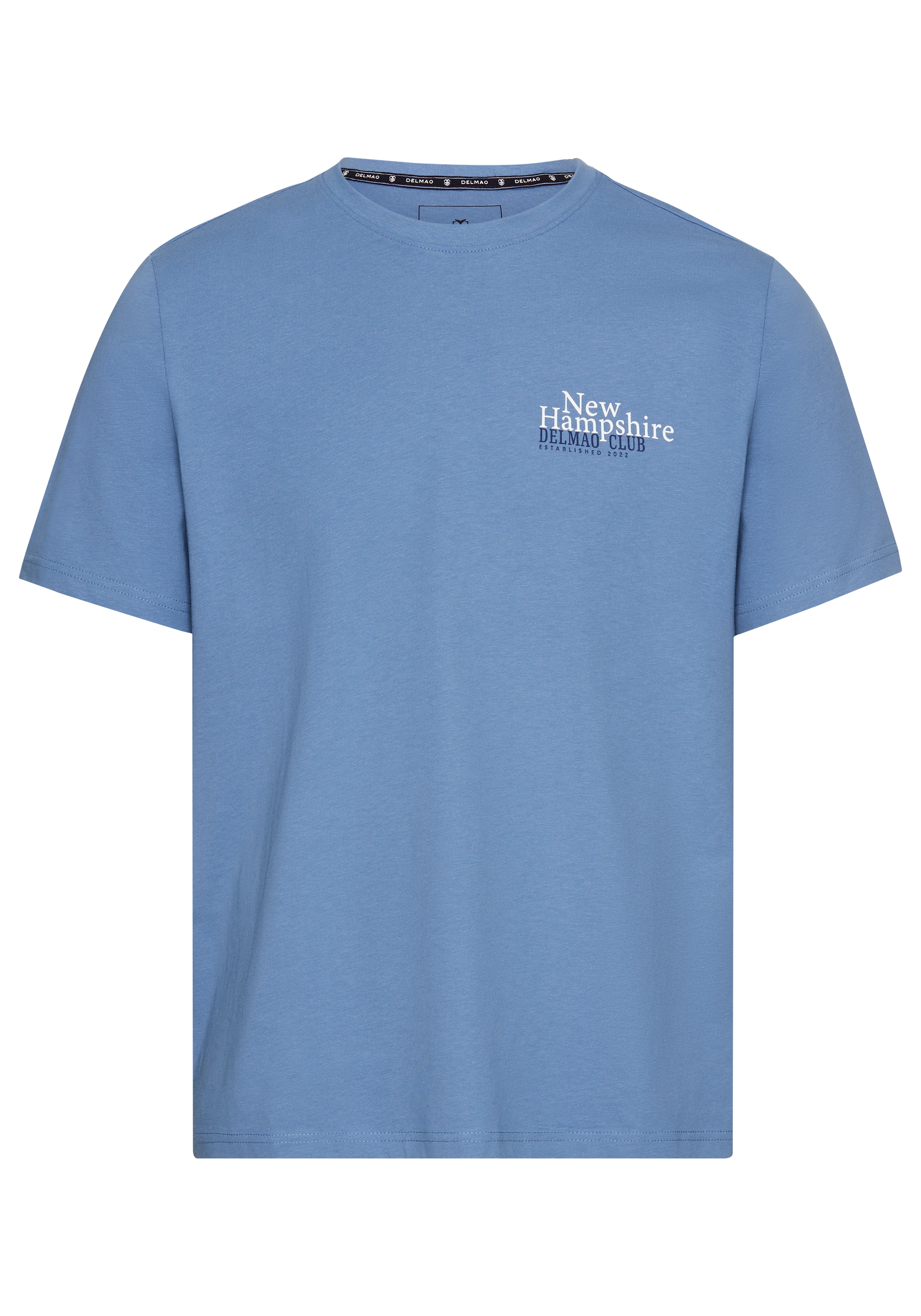 DELMAO T-Shirt, mit dezentem Logo-Schriftzug im Club-Design