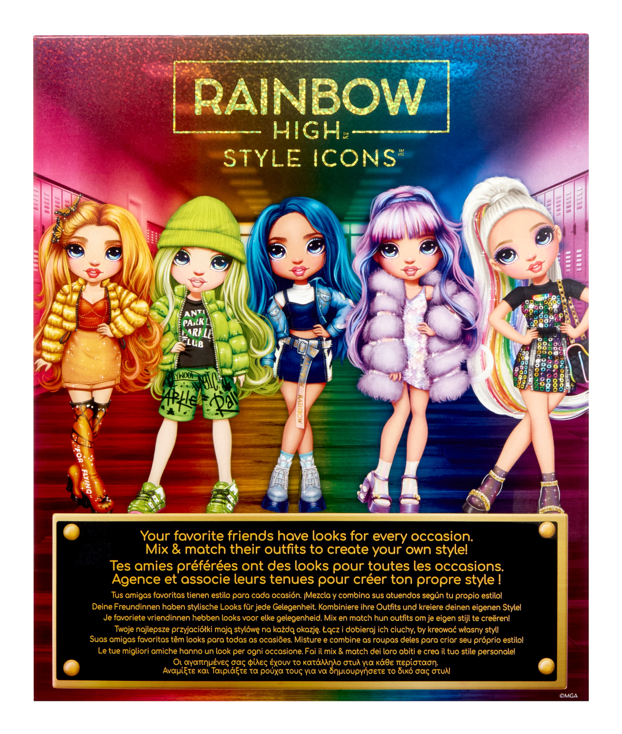 RAINBOW HIGH Anziehpuppe »Rainbow High Style Icons Doll - Violet«