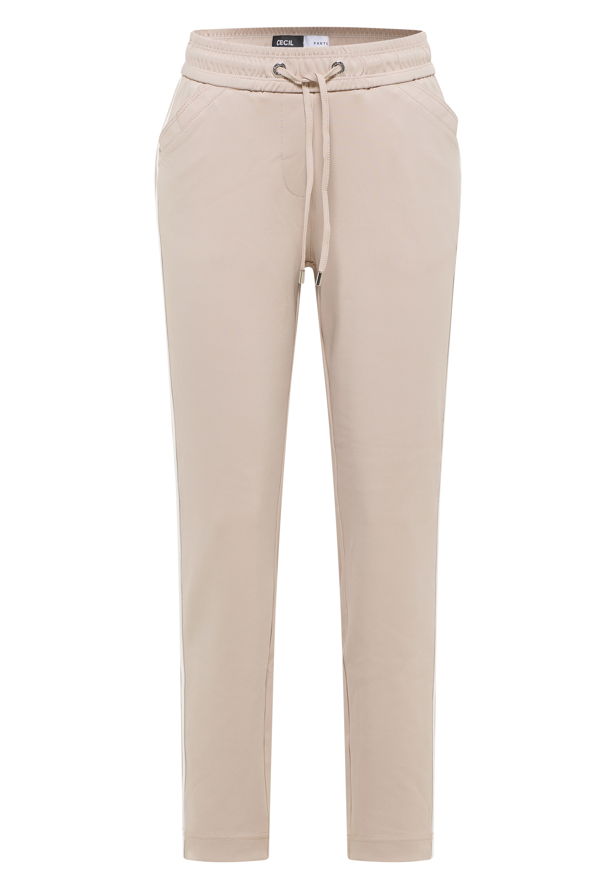 Cecil Stoffhose »Style Tracey«, mit Gallonstreifen und elastischem Bund mit Tunnelzug