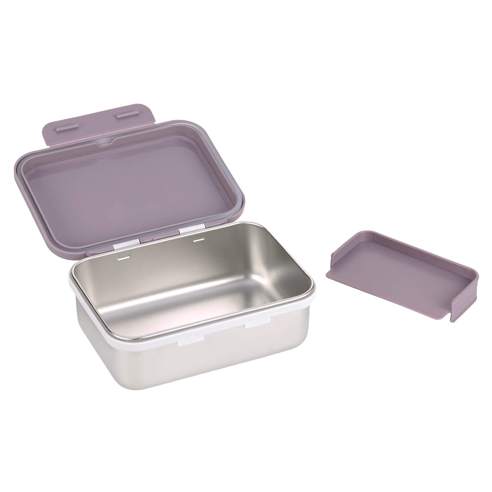LÄSSIG Lunchbox »Edelstahl Lunchbox 17,3 x 13,3 x 6,9 cm«, (1 tlg.)