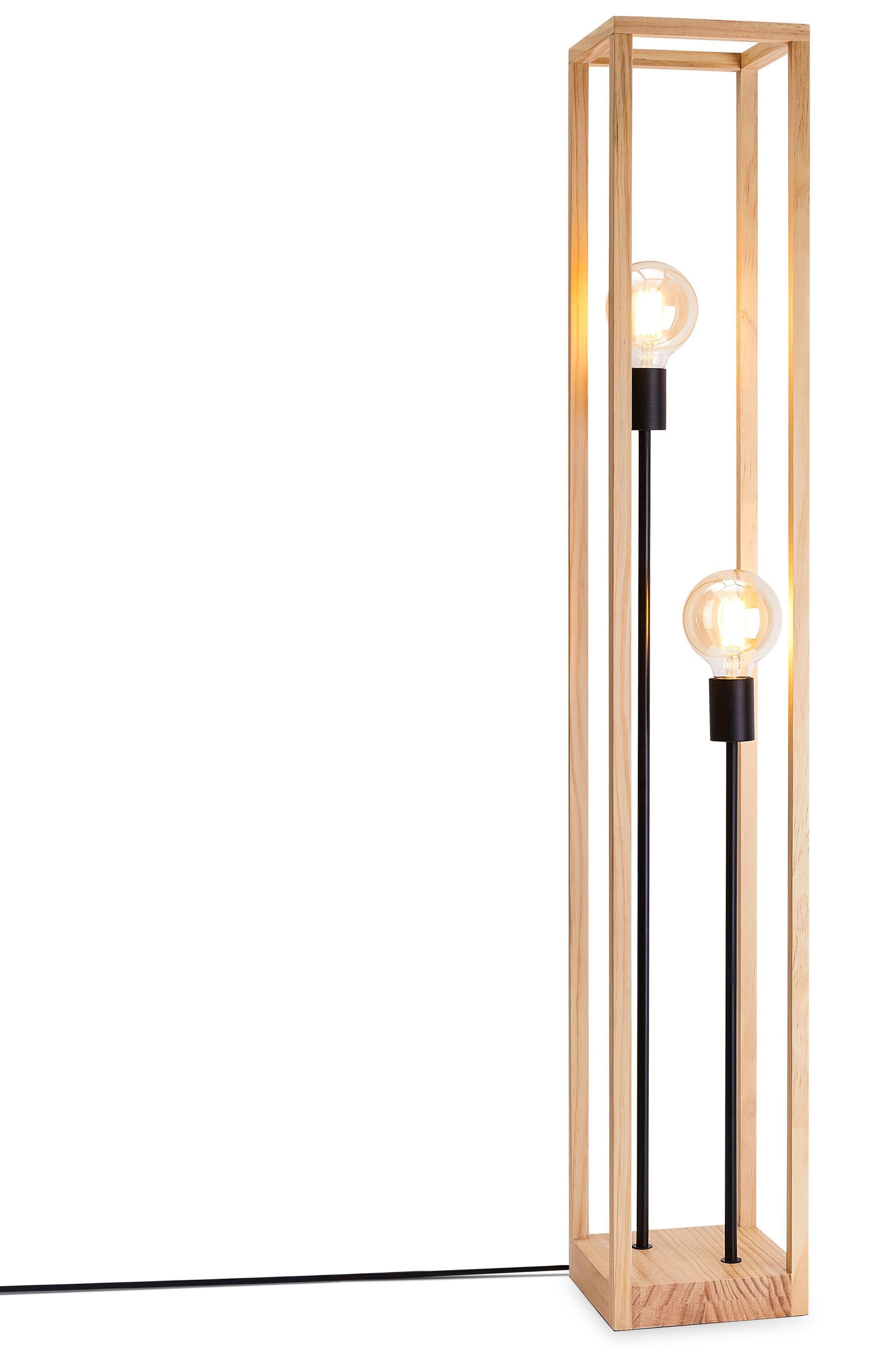 Paco Home Stehlampe »BJÖRN«, 2 flammig, Leuchtmittel E27 | ohne Leuchtmittel