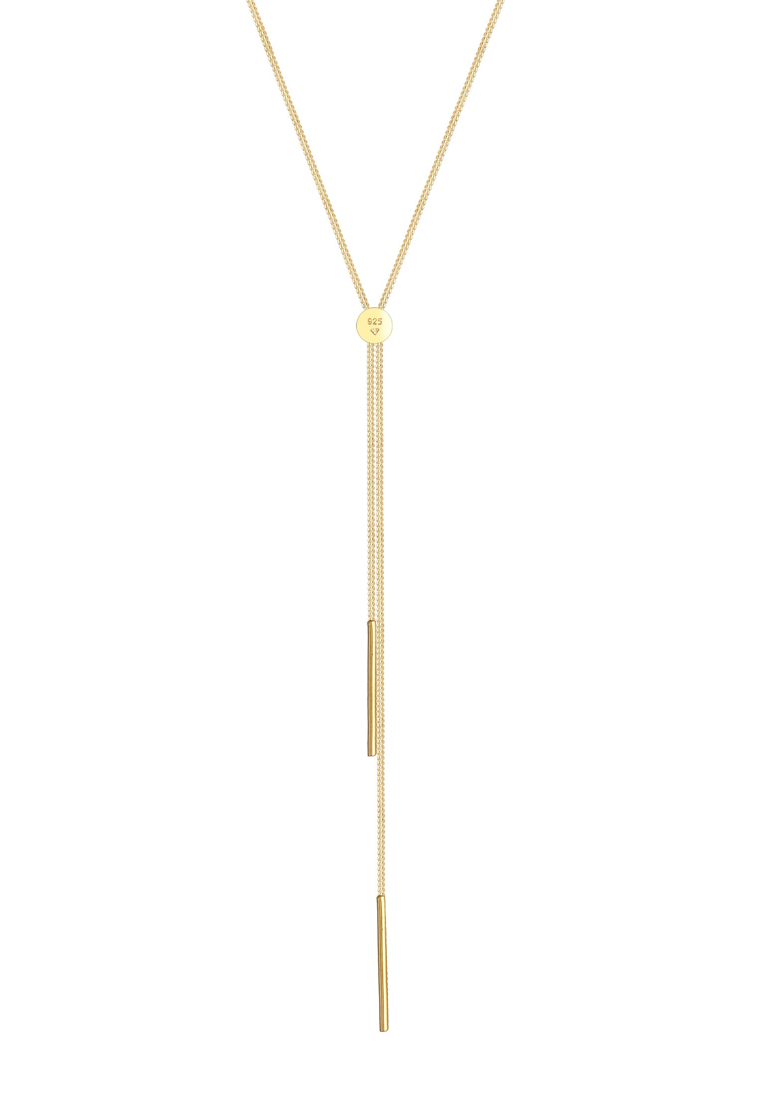 Elli Y-Kette »Halskette Y-Kette Stab Minimal 925 Silber«