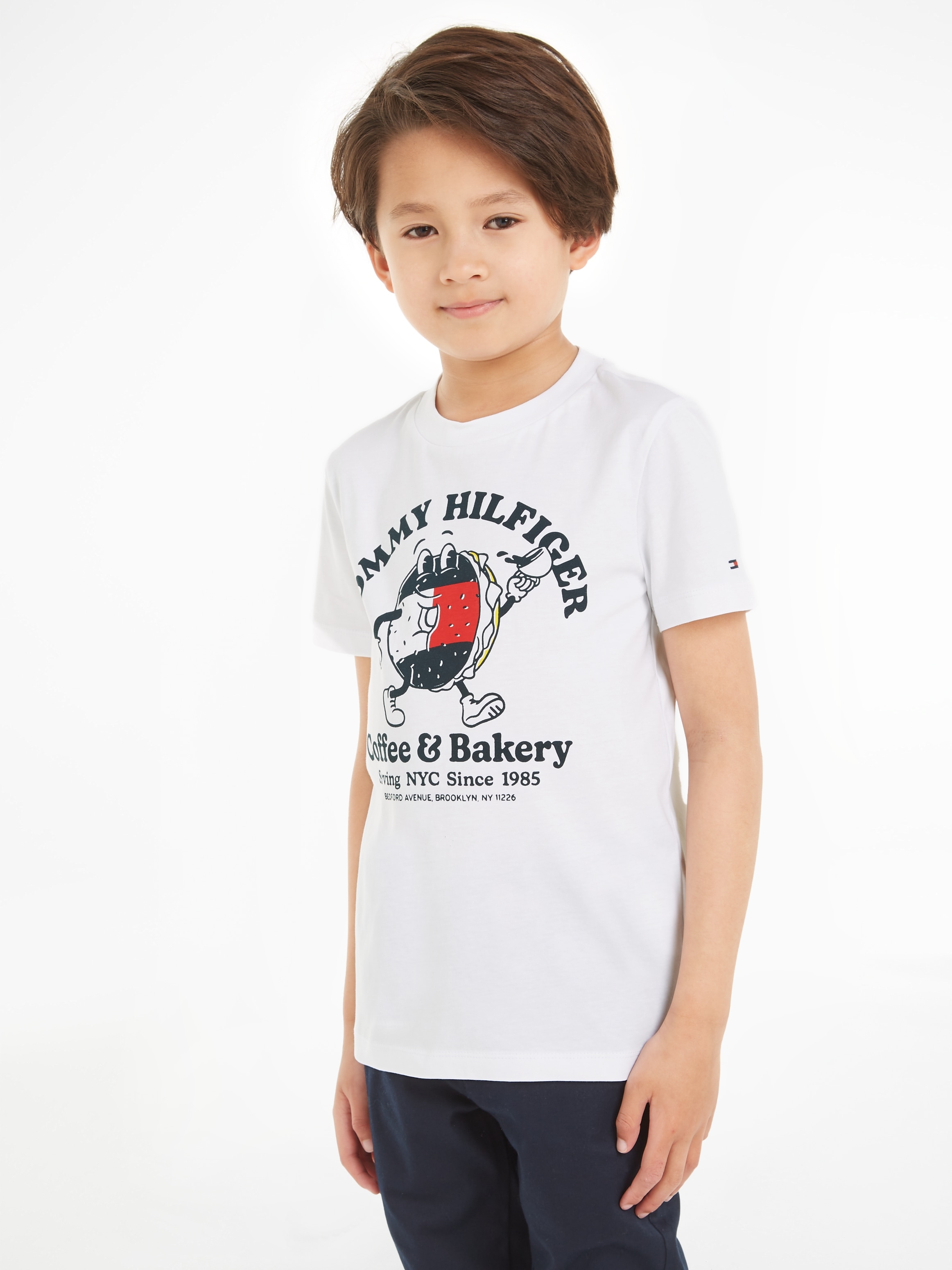 BAGELS »TOMMY Hilfiger OTTO online T-Shirt S/S«, Frontprint TEE Tommy bei mit