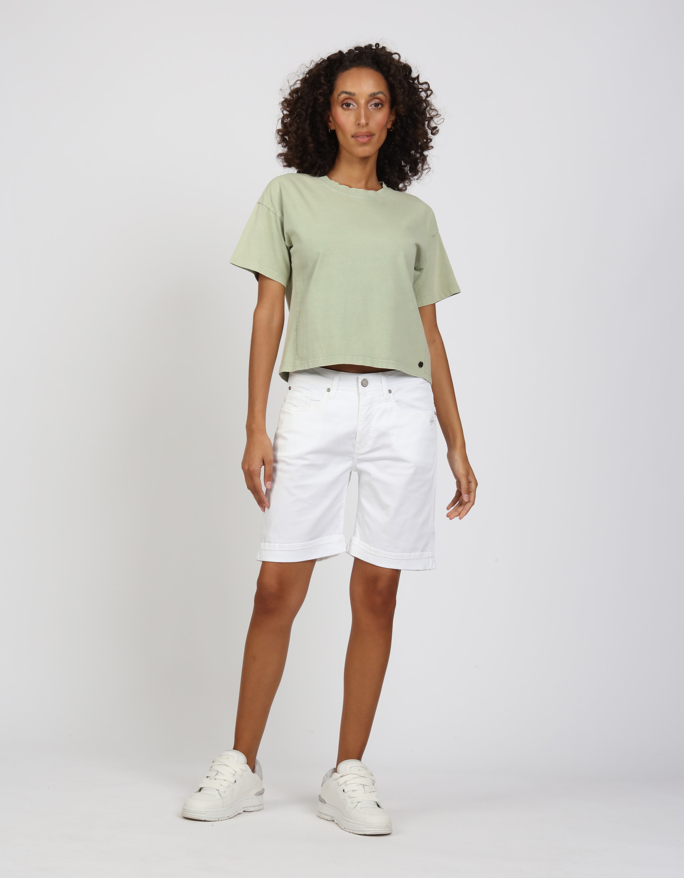 GANG Shorts »94NICA SHORTS«  mit Knopfleiste, Boyfriend Fit