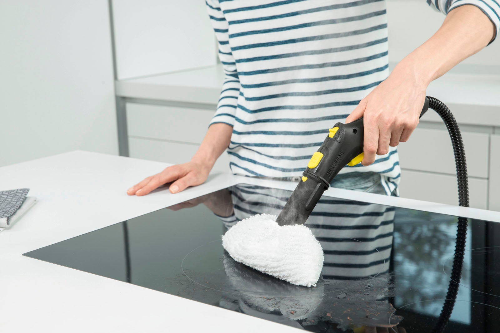 KÄRCHER Dampfreiniger »SC 5 EasyFix«, VapoHydro-Funktion, mit Bodenreinigungsset EasyFix