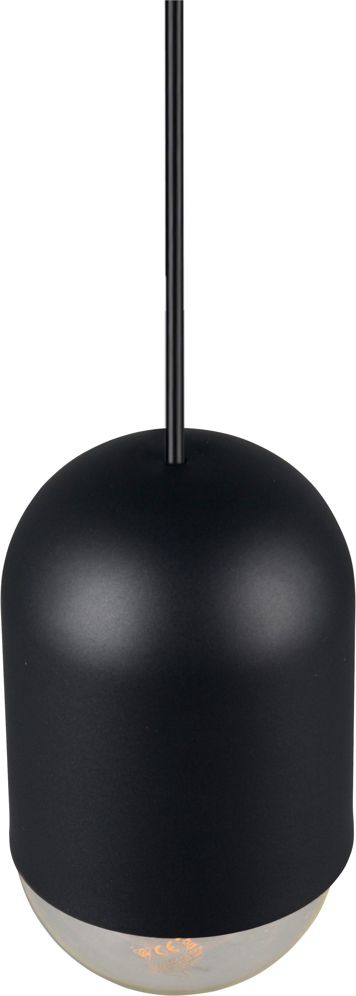 REALITY Leuchten Pendelleuchte »NARA, Hängelampe inkl. Leuchtmittel 1x E27 806 Lumen 2700K warmweiß« E27 2 Stk. Warmweiß Hängeleuchte in schlichtem Design Ø 11cm, Leuchtmittel wechselbar