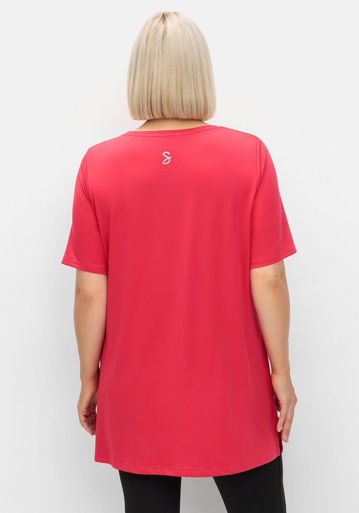 Sheego Longshirt »Funktionslongshirt mit atmungsaktiver, schnelltrocknender Funktion«