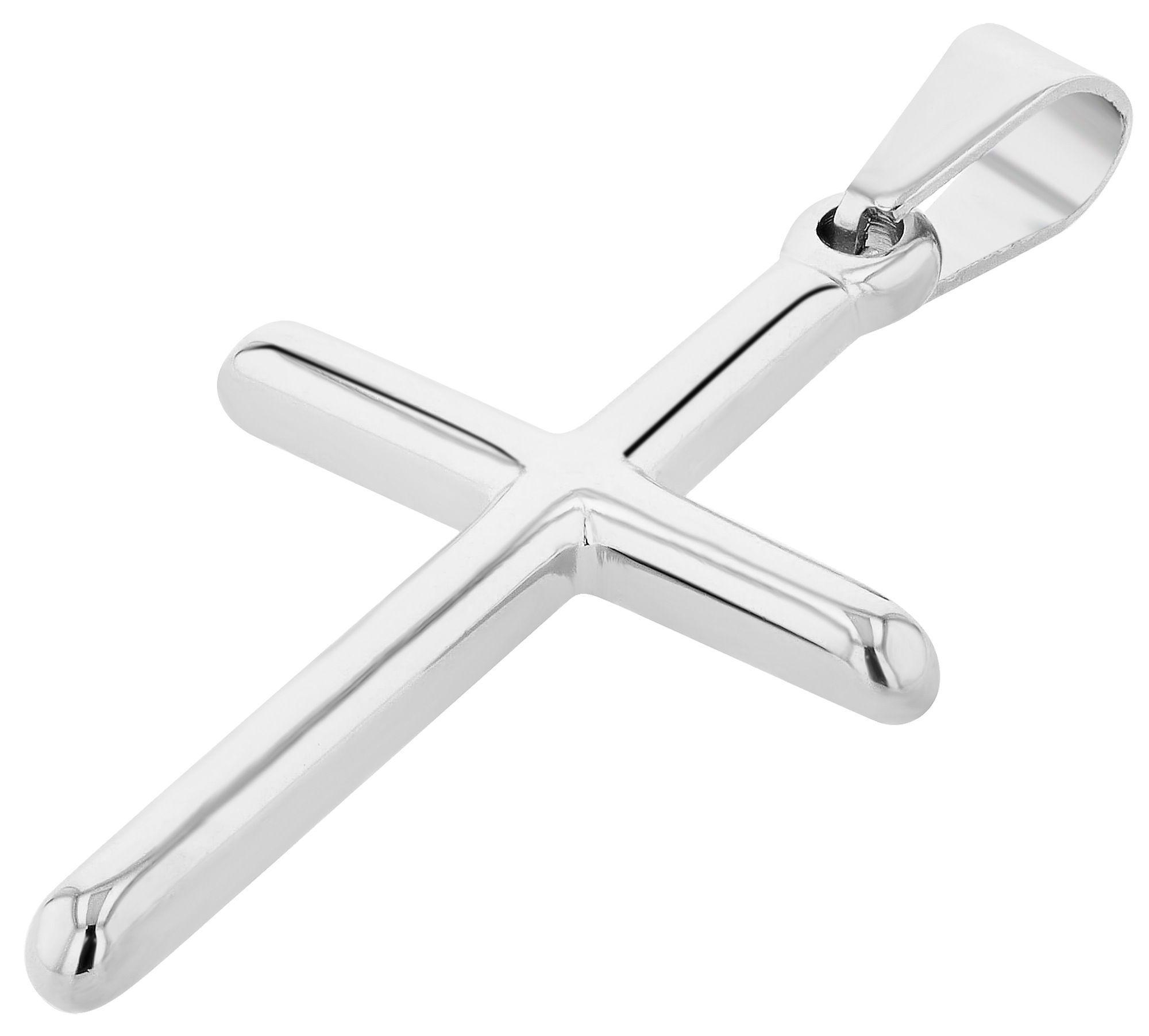 Adelia´s Kreuzanhänger »Unisex Anhänger ¿ Kreuz Kreuzanhänger aus Edelstahl«