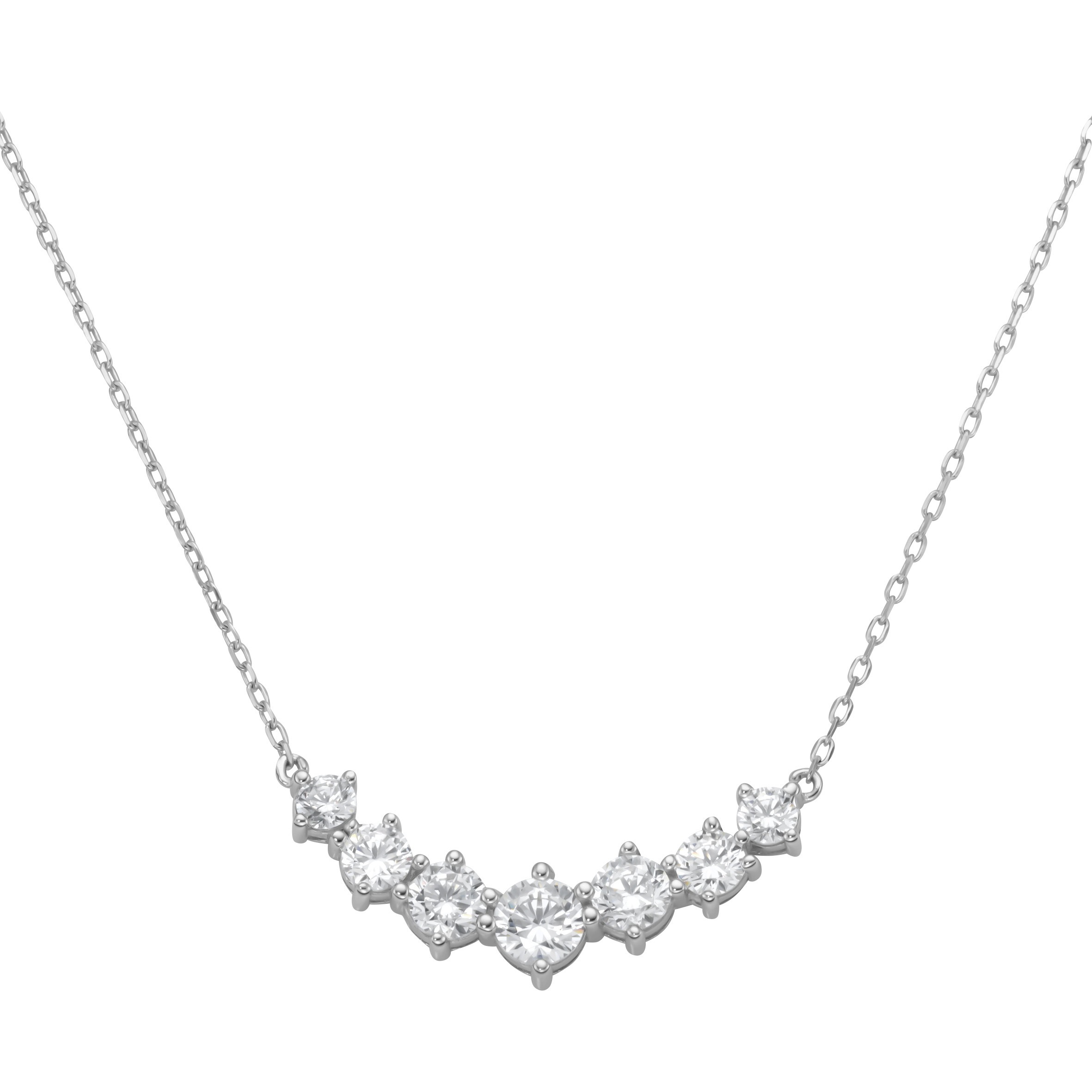 Smart Jewel Collier »Collier Mittelteil mit Zirkonia, Silber 925«