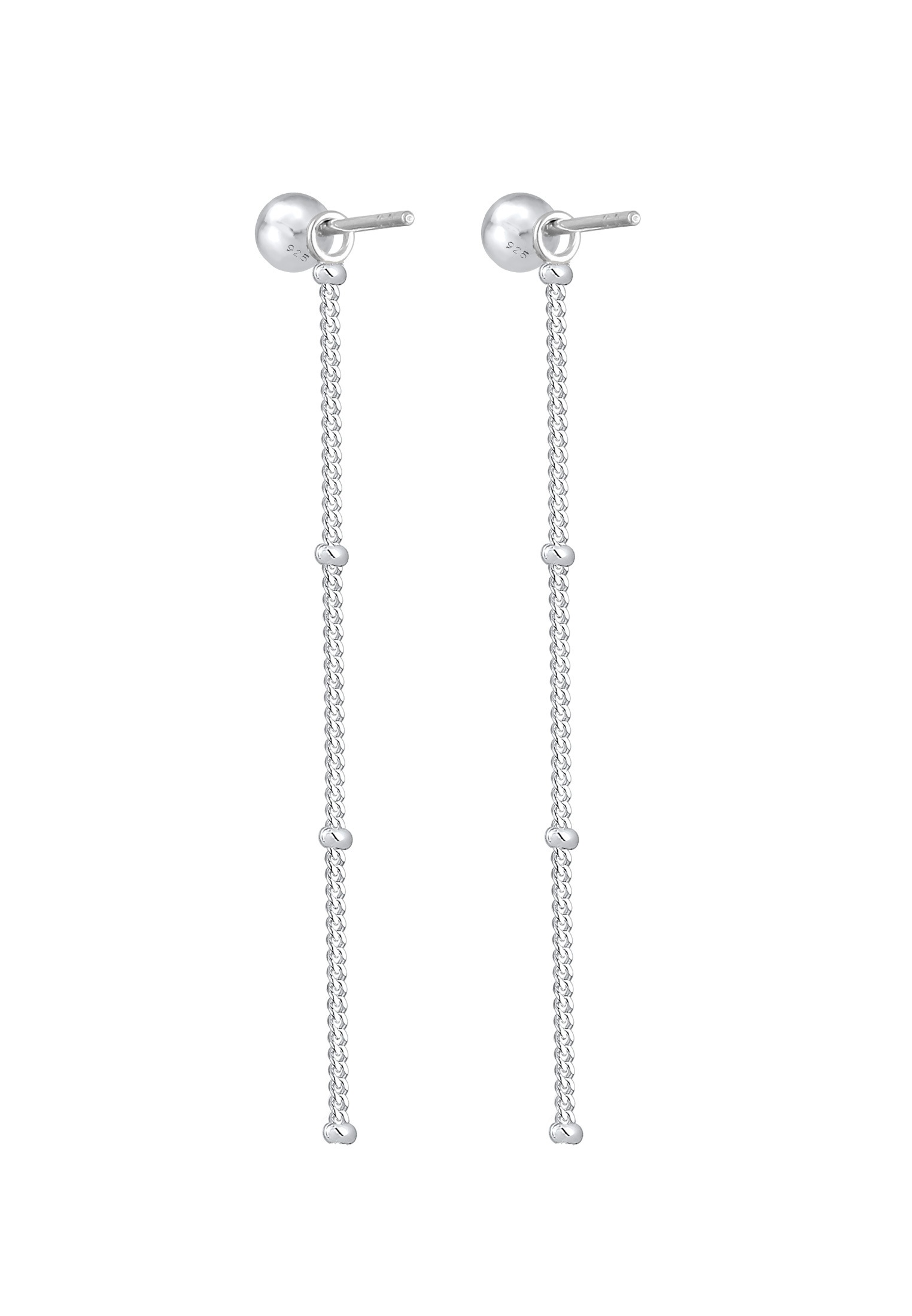Elli Paar Ohrhänger »Ohrringe Hänger Stecker Kugel Minimal Basic 925 Silber«