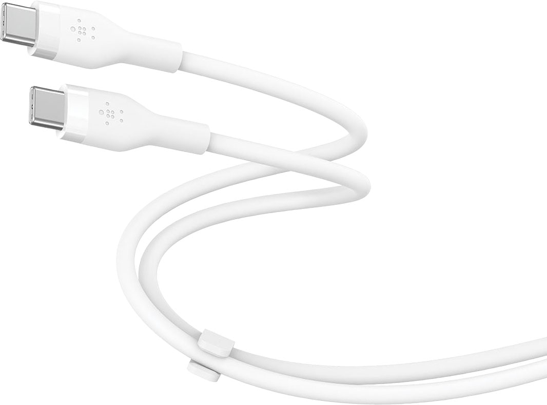 Belkin Smartphone-Kabel »Boost Charge Flex USB-C/USB-C Kabel, Schnellladen bis 60W«, USB-C, USB-C, 200 cm
