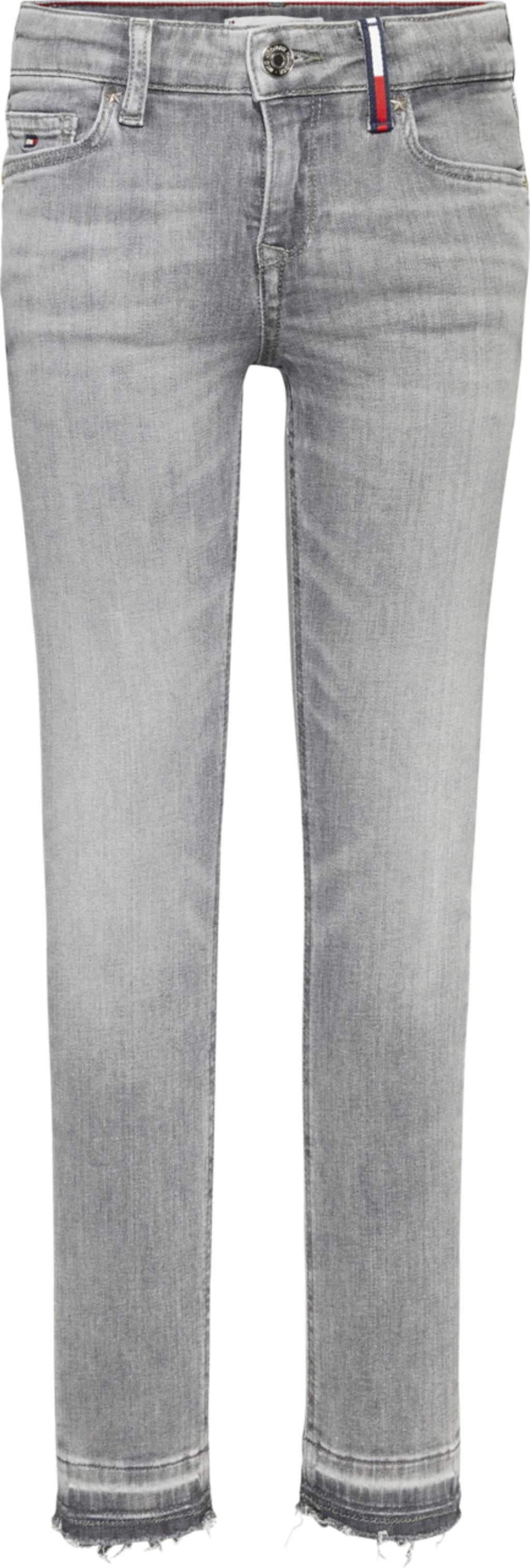 TOMMY HILFIGER Stretch-Jeans »NORA SKINNY«, mit modisch offenem Saum