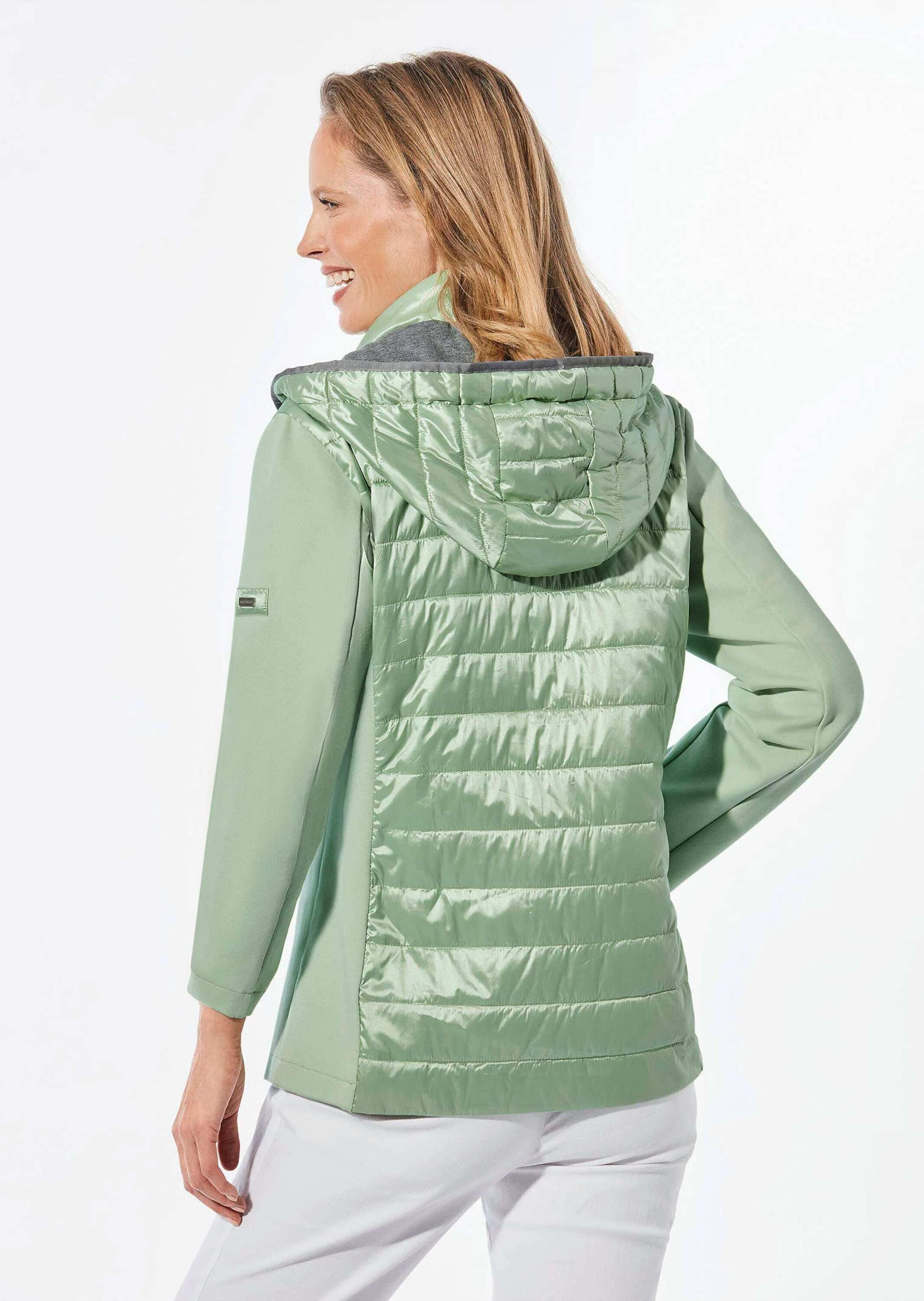 GOLDNER Kurzjacke »Kurzgröße Steppjacke mit abnehmbarer Kapuze«