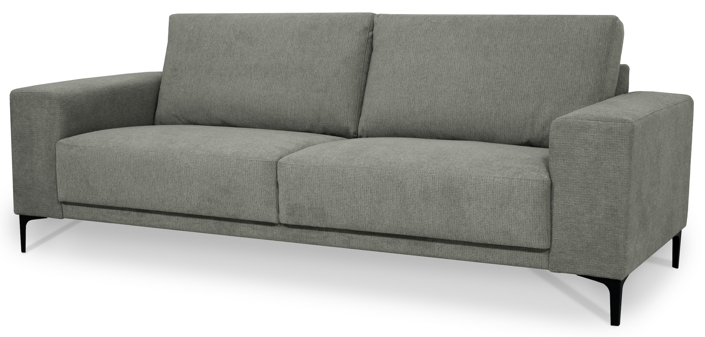 Places of Style 3-Sitzer »Xander«, Breite 224 cm, Soft-Touch Chenille, schwarze Metallfüße