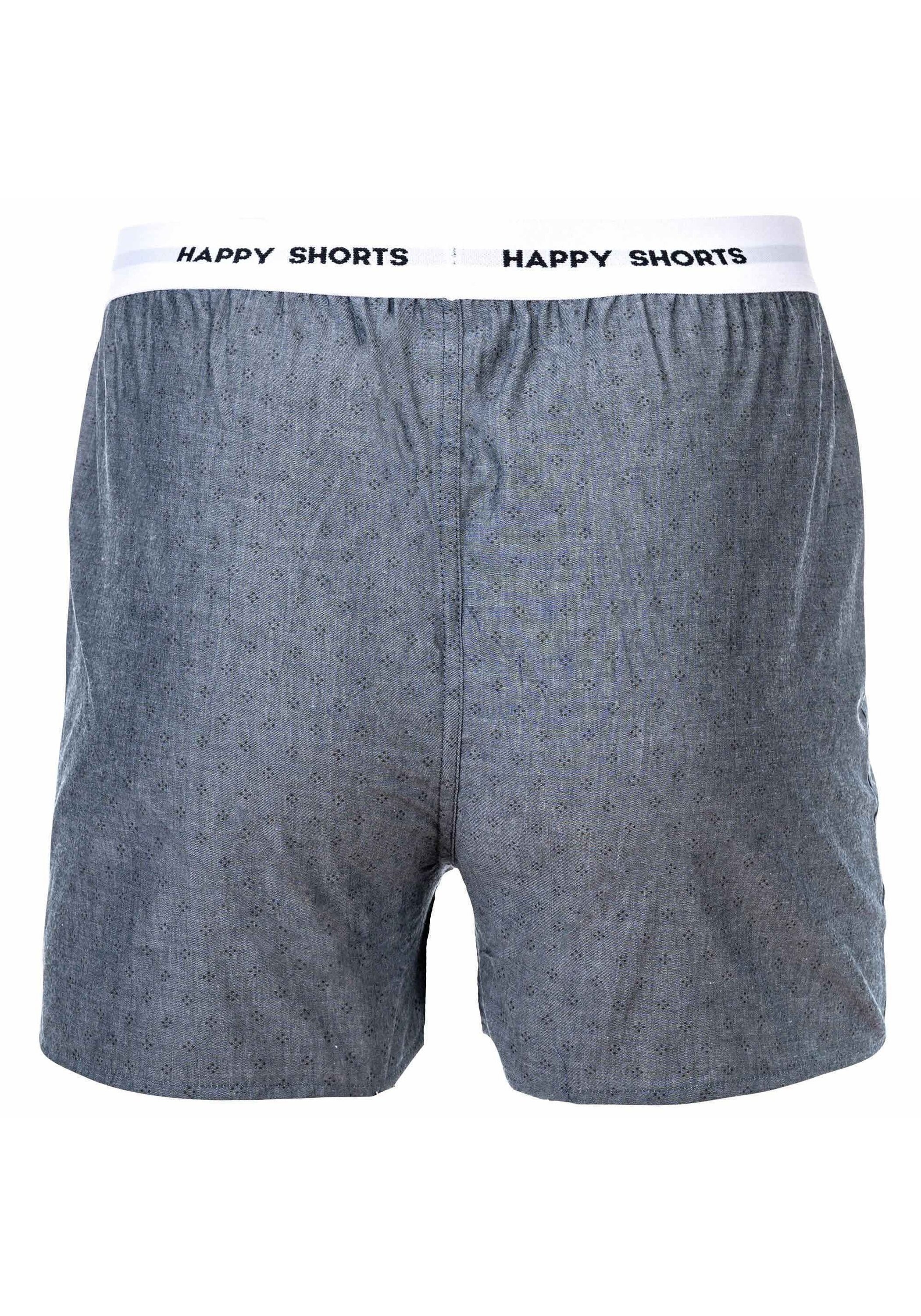 HAPPY SHORTS Webboxer »Web-Boxershorts 3er Pack«