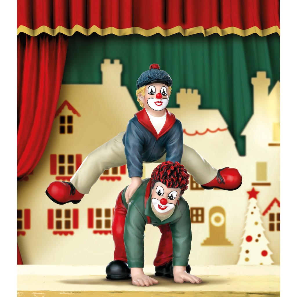 Gildeclowns Sammelfigur »Clown Dekofigur, Der Bocksprung«, (1 St.), handbemalt, Wohnzimmer