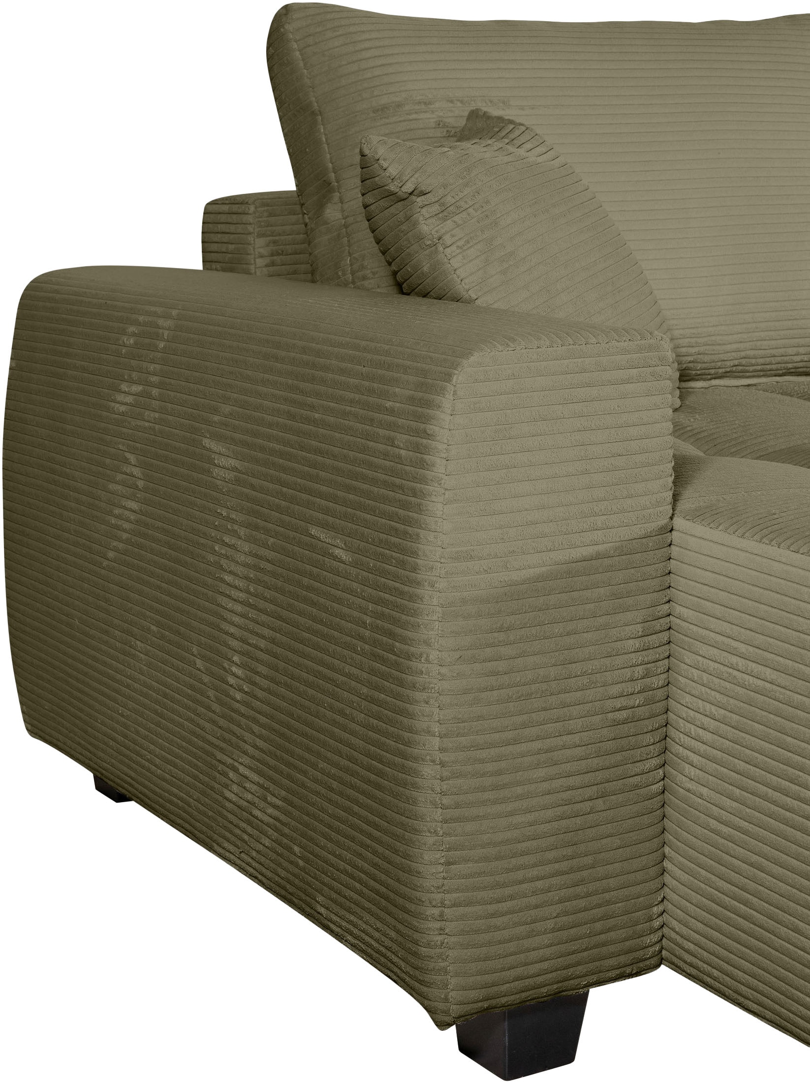 OTTO home Wohnlandschaft »Bella U-Form, Breite 314 cm« Wonlandschaft, Schlaffunktion,Bonnelfederkern,Rückenkissen
