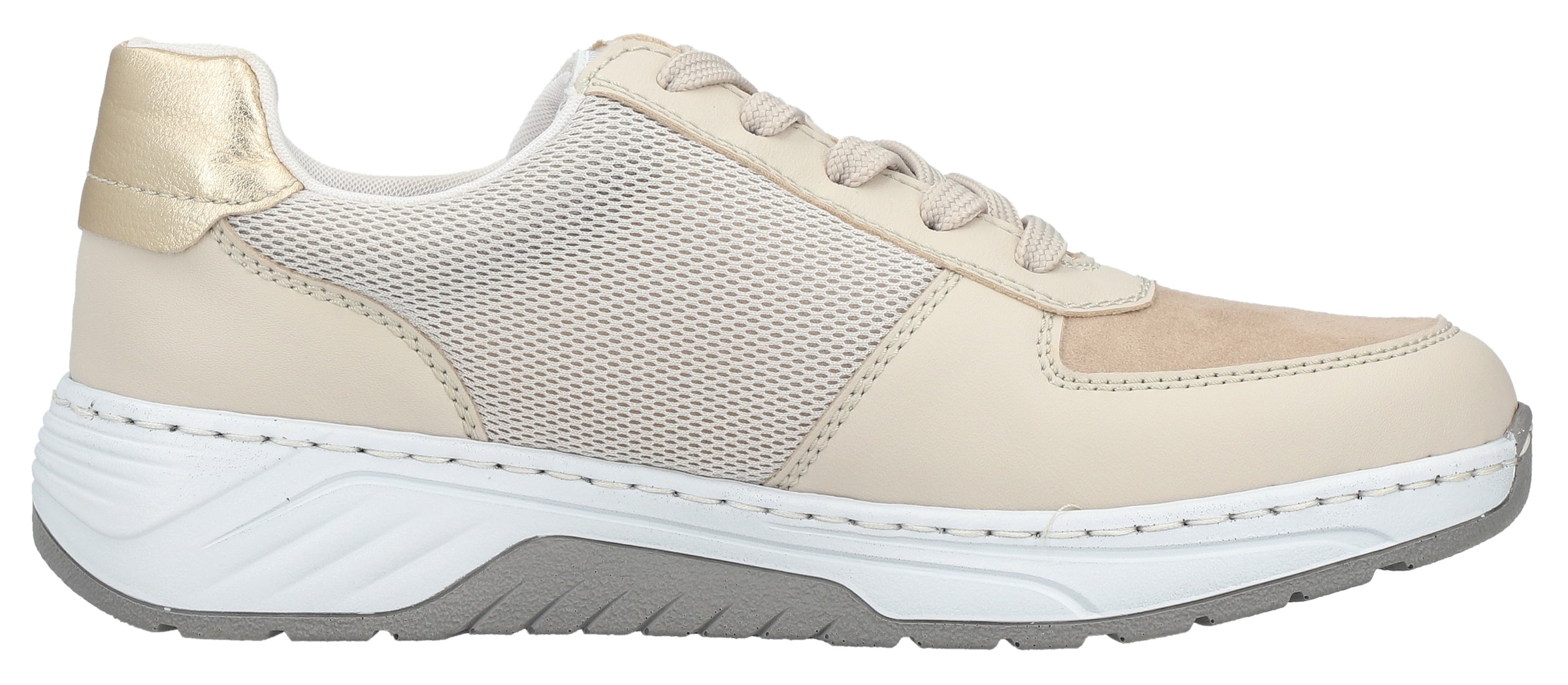 Rieker Sneaker  Schnürschuh, Halbschuh, Freizeitsneaker mit Reißverschluss