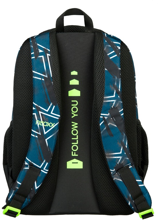 neoxx Schulrucksack »Fly, Flash yourself«, Reflektionsnaht, aus recycelten PET-Flaschen