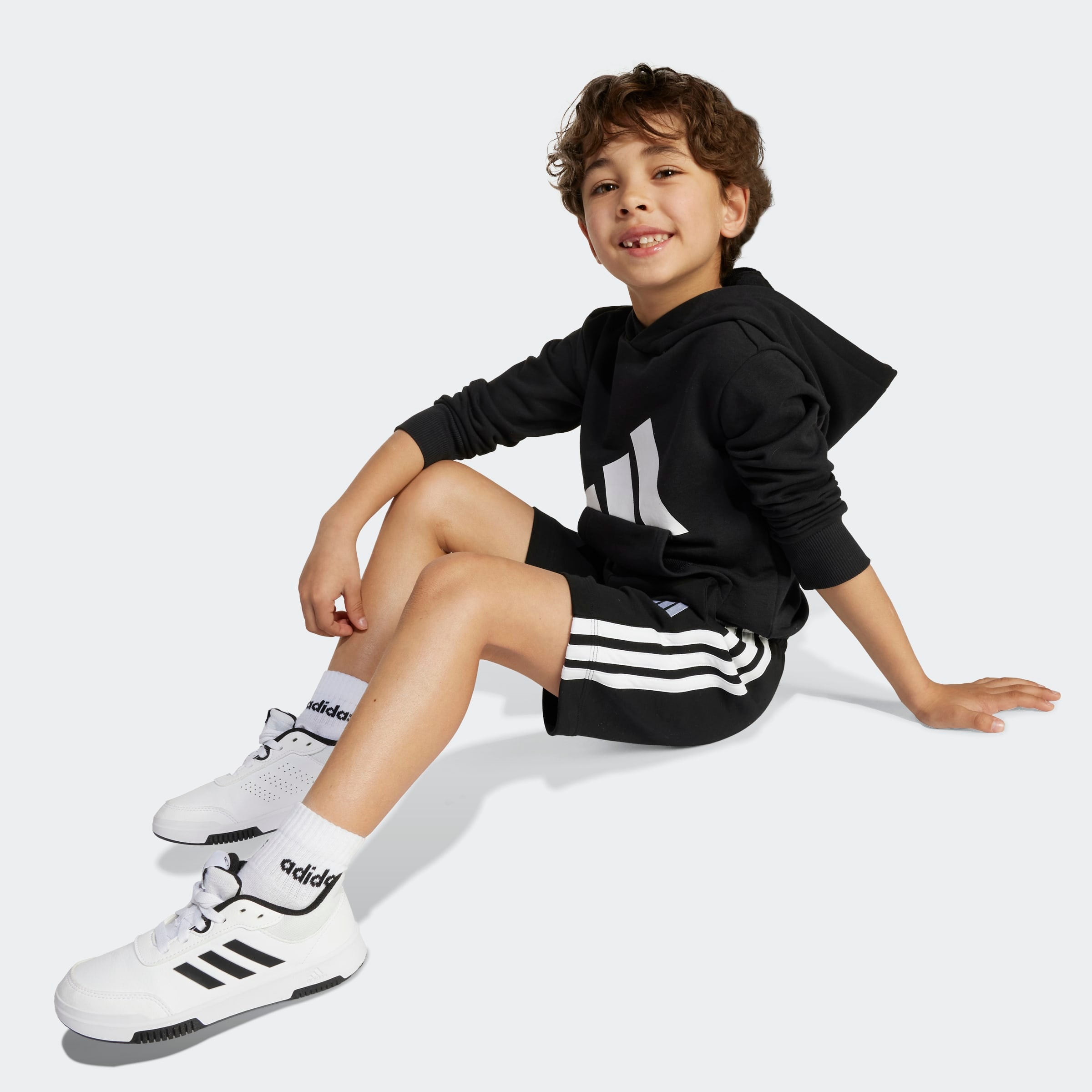adidas Sportswear »LK 3S FT SH 220«  für Kinder, mit sportlichen 3-Streifen, aus Baumwolle und Polyester