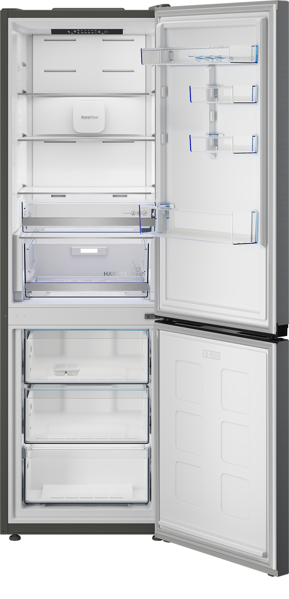 BEKO Kühl-/Gefrierkombination »B7RCNA377HXP« 186,5 cm hoch 59,5 cm breit Volle Kapazität – ohne Abtauen