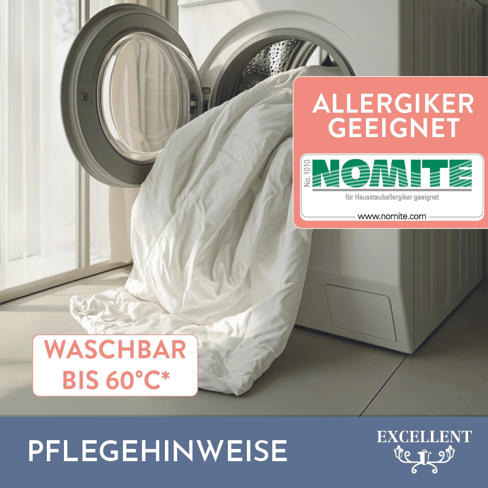 Excellent Kopfkissen »Venedig«, Füllung: weiße neue Gänsedaunen, Klasse I, 100% Daunen (Außen), weiße neue Gänsefedern, Klasse I, 100% Federn (Innen), Bezug: feiner Daunen-Batist, 100% Baumwolle, (2 St.), hergestellt in Deutschland