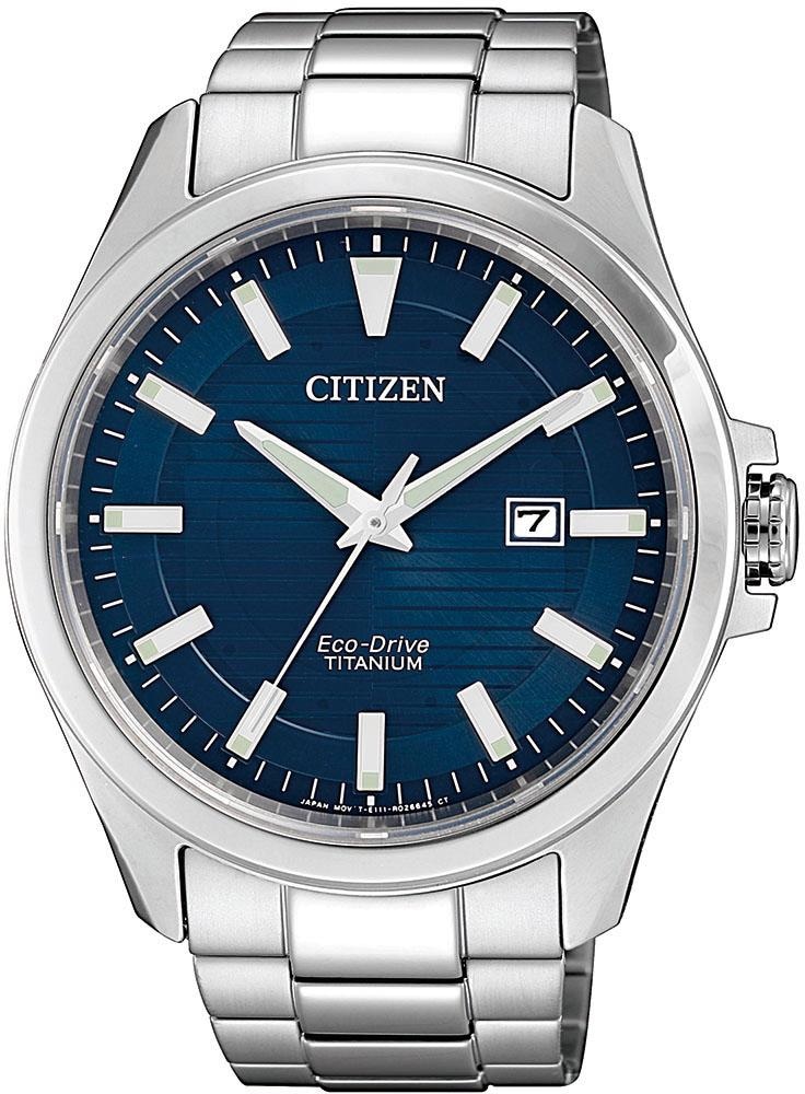 Citizen Solaruhr »BM7470-84L«, Armbanduhr, Herrenuhr, Titan