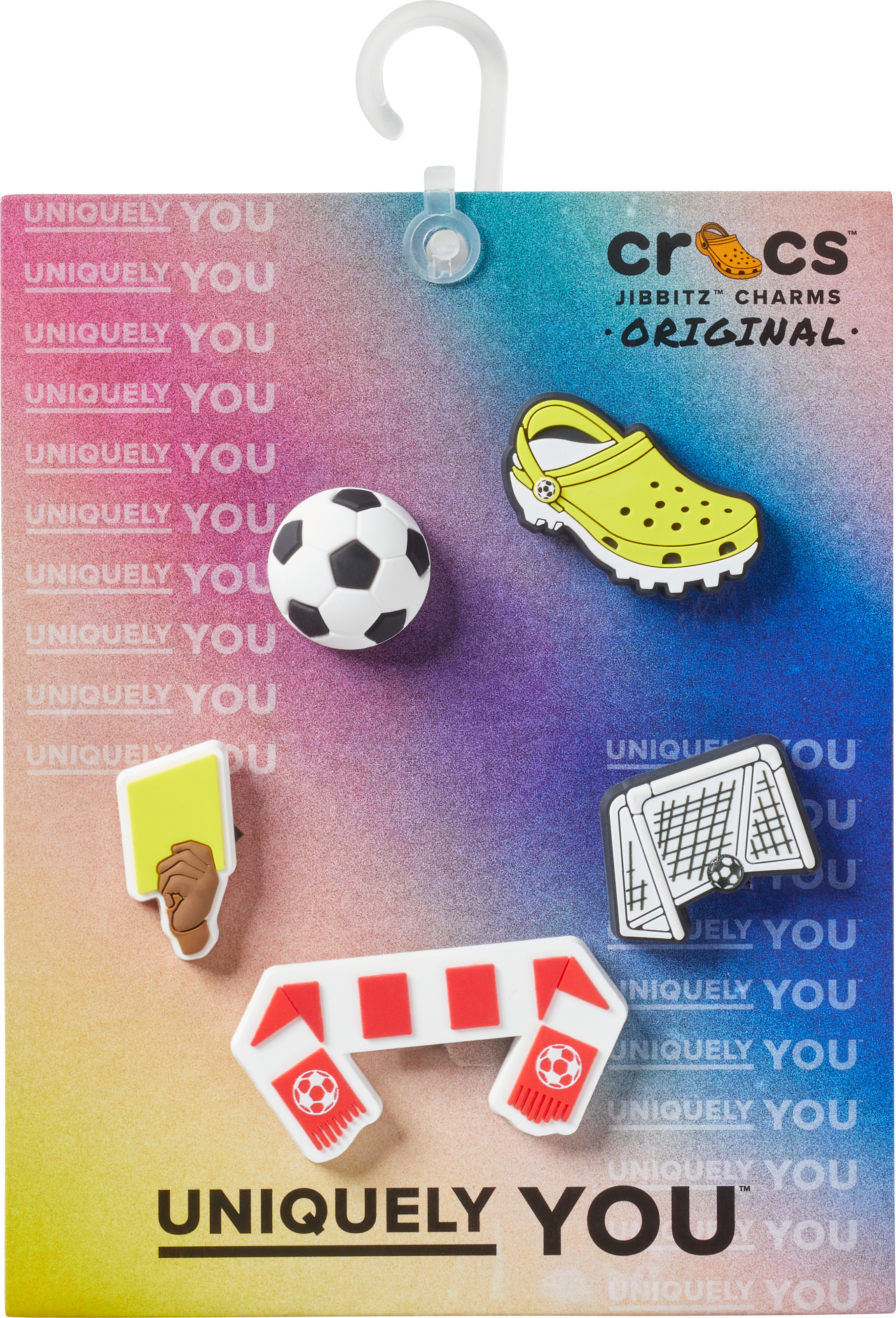 Crocs Schuhanstecker »Jibbitz "Soccer Team"« Set, Kein Spielzeug. Nicht für Kinder unter 3 Jahren geeignet, 5 mit coolen Fußball Motiven