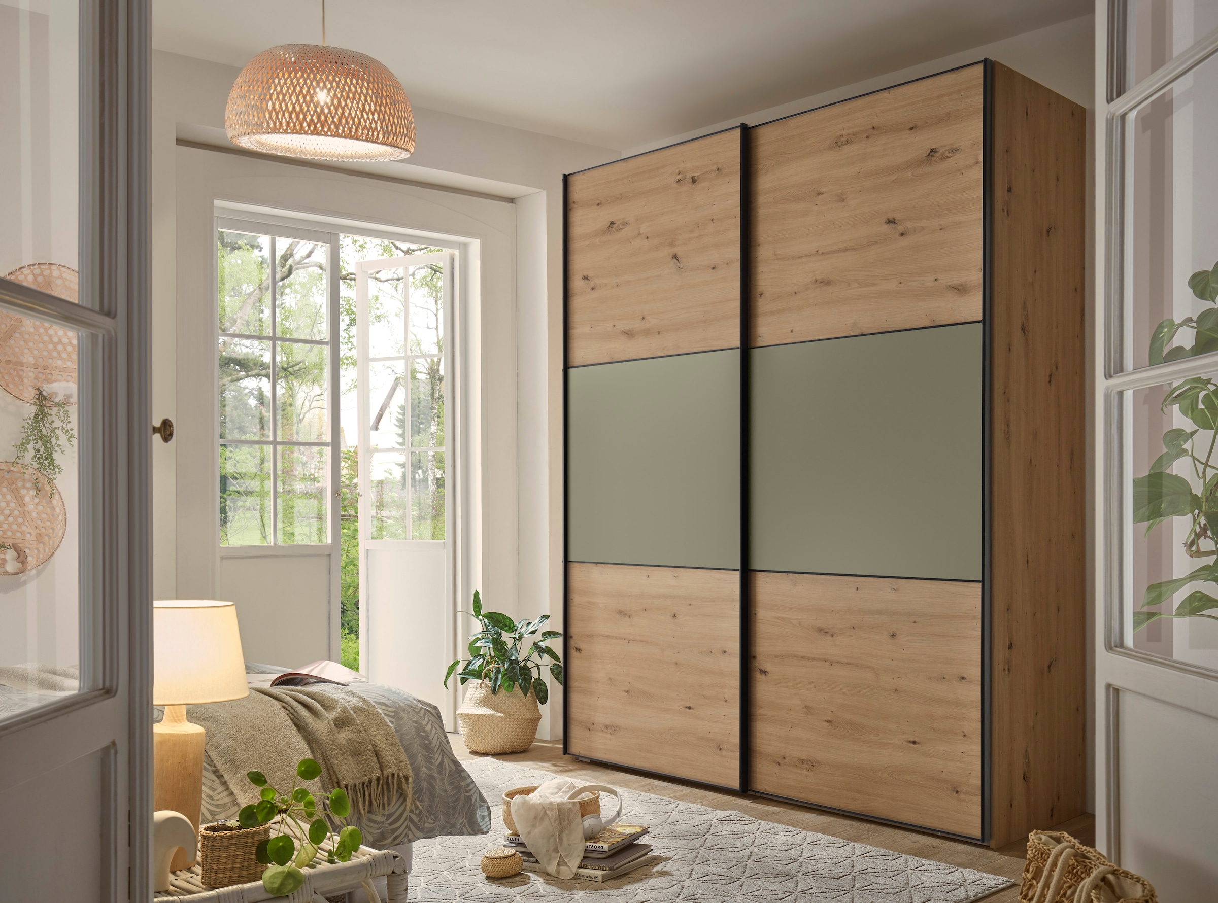 STAUD Schwebetürenschrank »Includo, Made in Germany«, Mit vier verschiedenen Ausstattungsvarianten