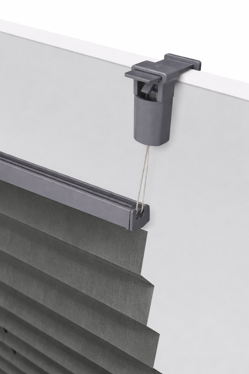 OTTO home Plissee »DAHRA UNI - in Crush-Optik« Lichtschutz ohne Bohren verspannt Fixmaß, Klemmträger in Unifarben passend zum Plissee -NEUHEIT!