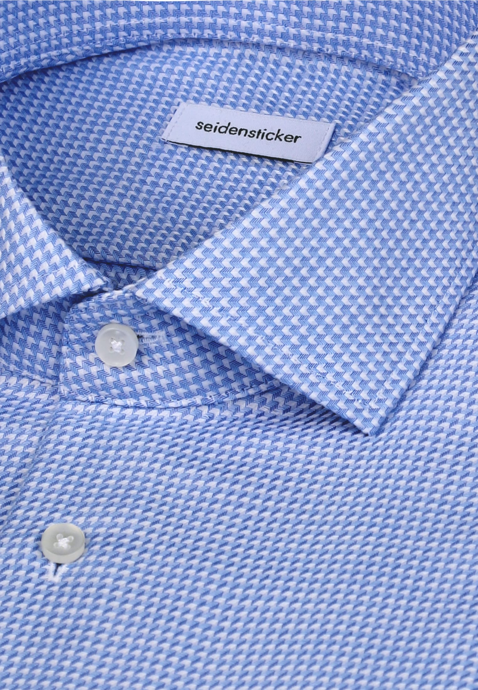 seidensticker Businesshemd »Schwarze Rose« Slim 1/1 Extra lang Kentkragen Struktur