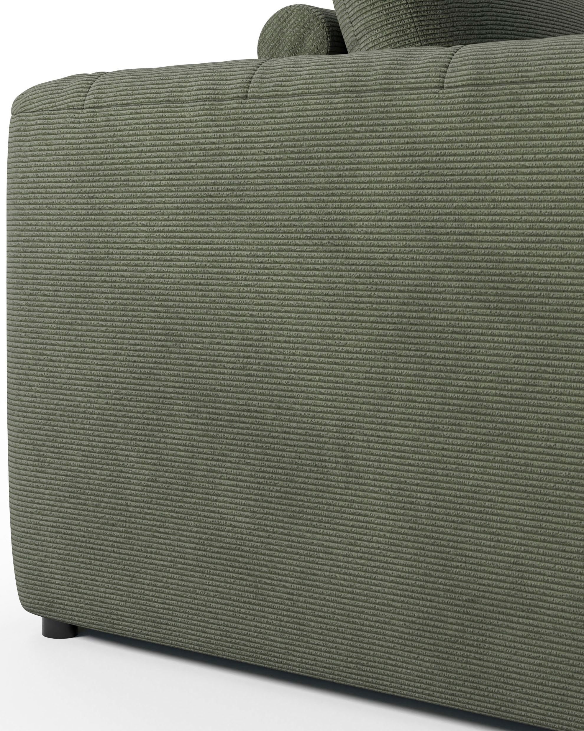 RAUM.ID Chaiselongue »Cushid« Modul-Sofa, bestehend aus 2-Sitzer und Hocker