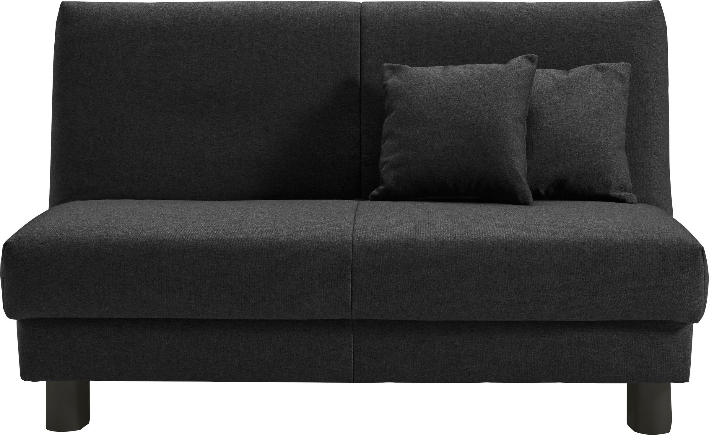 ell + ell Schlafsofa »Enny Faltsofa«, Liegefläche Breite 120 oder 140 cm, Liegehöhe 40 cm, Füße schwarz, bei Breite 140 cm Rückenlehne wahlweise mit Relaxfunktion