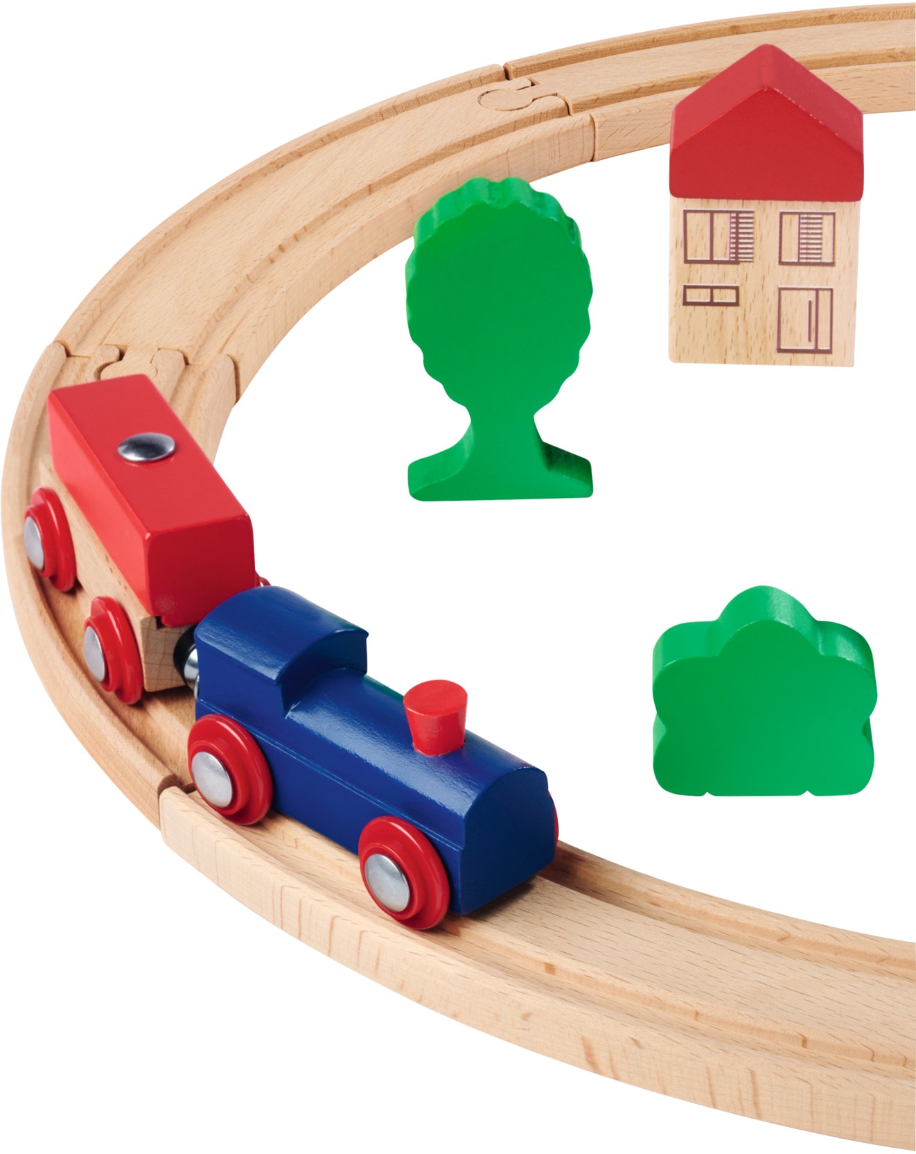 Eichhorn Spielzeug-Eisenbahn »Kreis«, (Set, 20 tlg.), FSC®- schützt Wald - weltweit