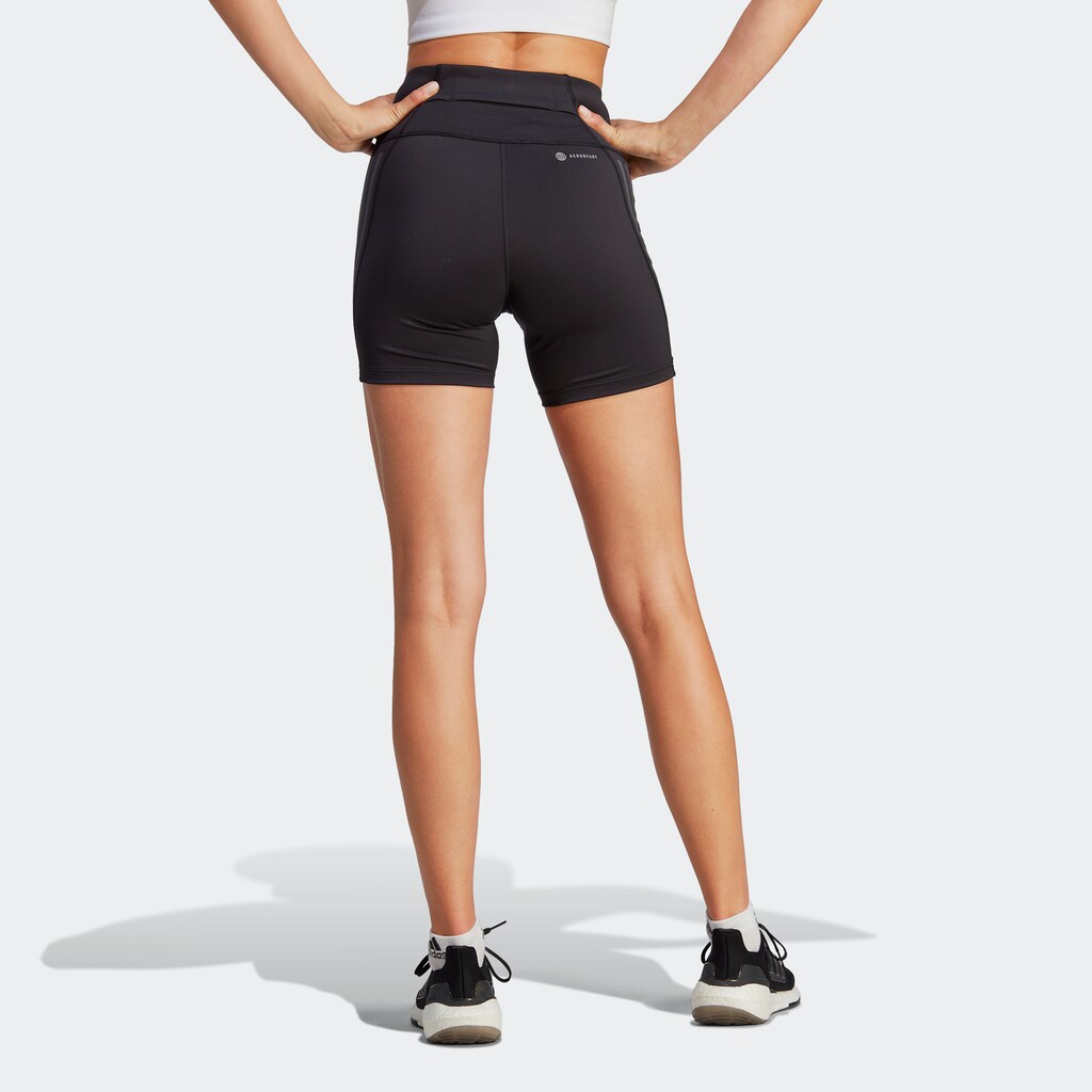 adidas Performance Laufshorts »DAILYRUN 3STREIFEN FIVEINCH KURZE«, (1 tlg.)