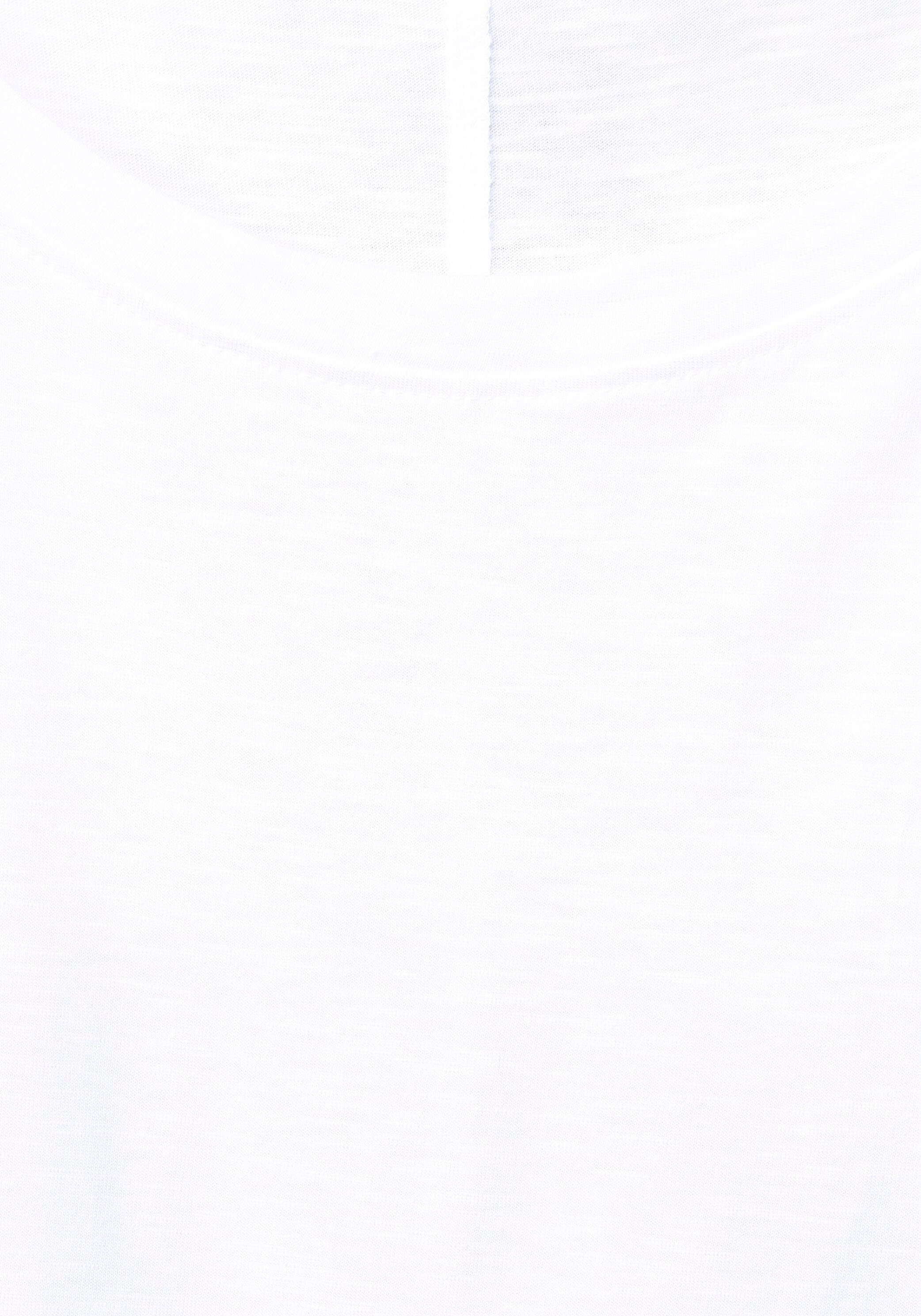 STREET ONE T-Shirt, mit modischen Ziernähten und Raffungen auf den Schultern  bei OTTOversand