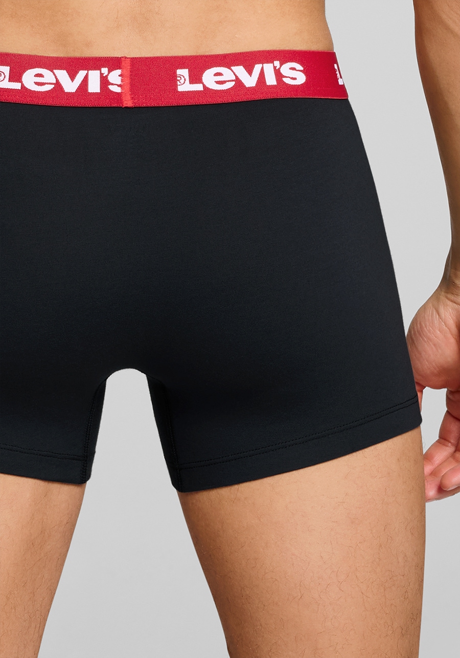 Levi's® Boxershorts »LEVIS MEN REPEAT LOGO BOXER BRIEF« 2er Pack,  ohne Eingriff, Logobund, elastisch