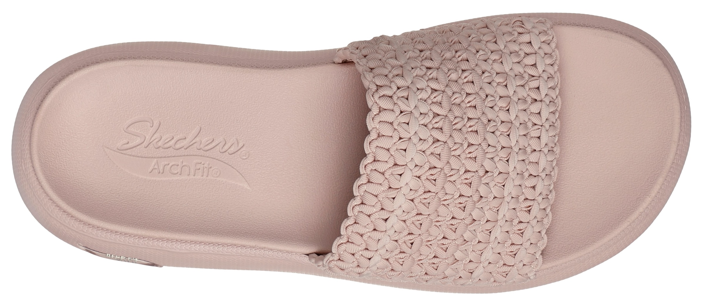 Skechers Pantolette »ARCH FIT CLOUD-OH SHE PRETTY«, Strandschuh, Badeschuh, Pool Slides mit ArchFit-Funktion