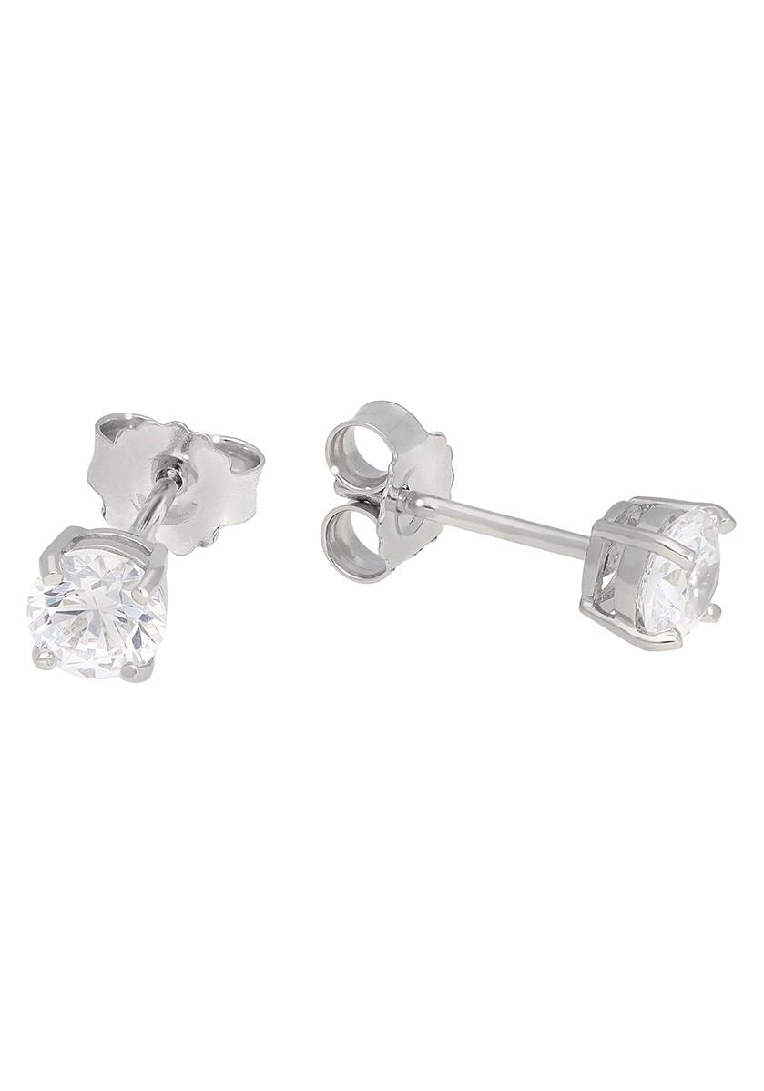 Firetti Paar Ohrstecker »Schmuck Geschenk Silber 925 Ohrschmuck Solitär«, mit Zirkonia (synth.)