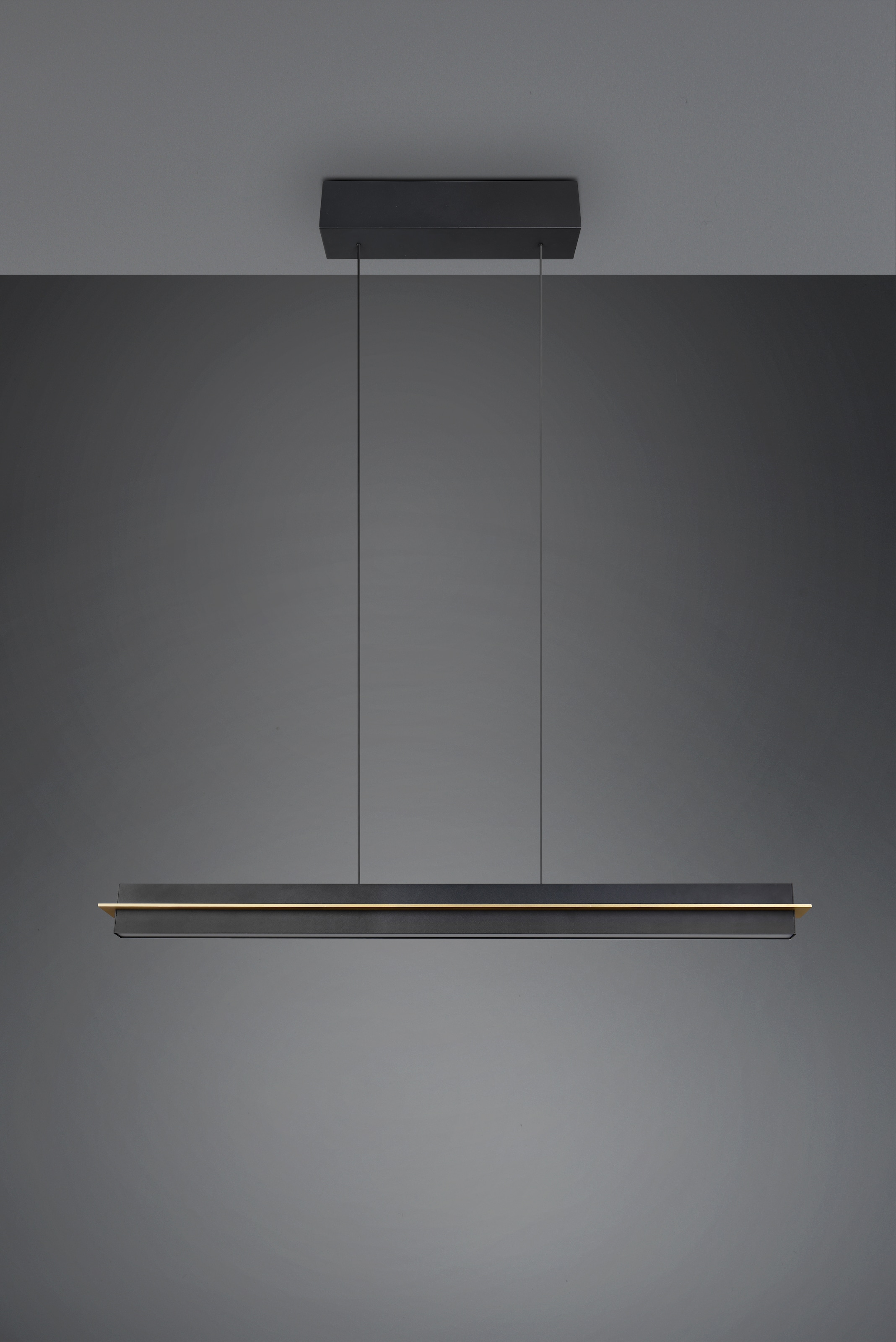 TRIO Leuchten LED Pendelleuchte »EMERSON, LED Hängeleuchte höhenverstellbar, 4-Stufen Touch Dimmer« LED-Board 1 Stk. Farbwechsler | warmweiß - kaltweiß Lichtfarbe einstellbar 2700-5000K warm- bis kaltweiß, Höhe max 150 cm