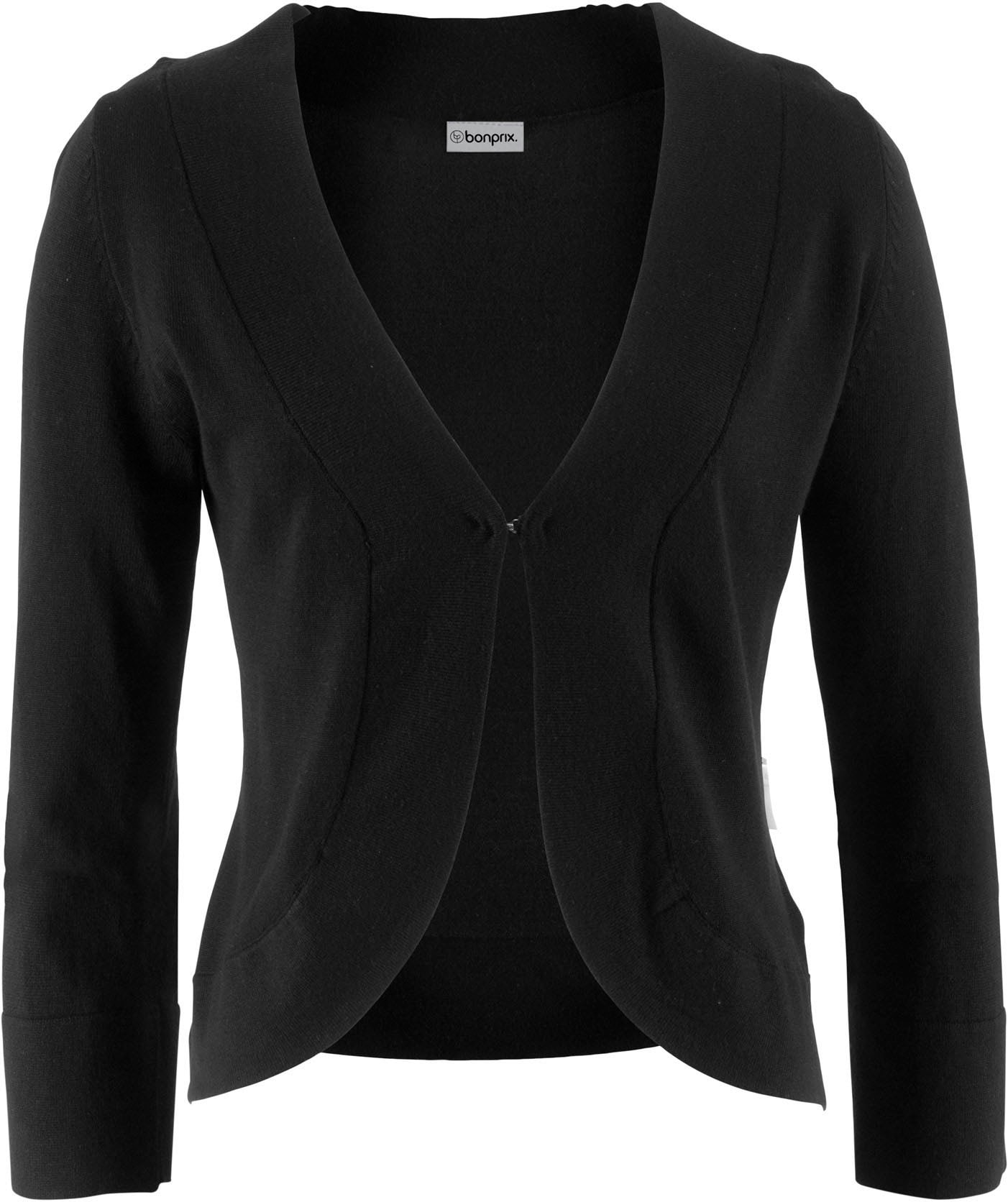 bonprix Bolero »Kurze Strickjacke mit Viskose« lockere Passform, kurze Strickjacke, festlicher Stil