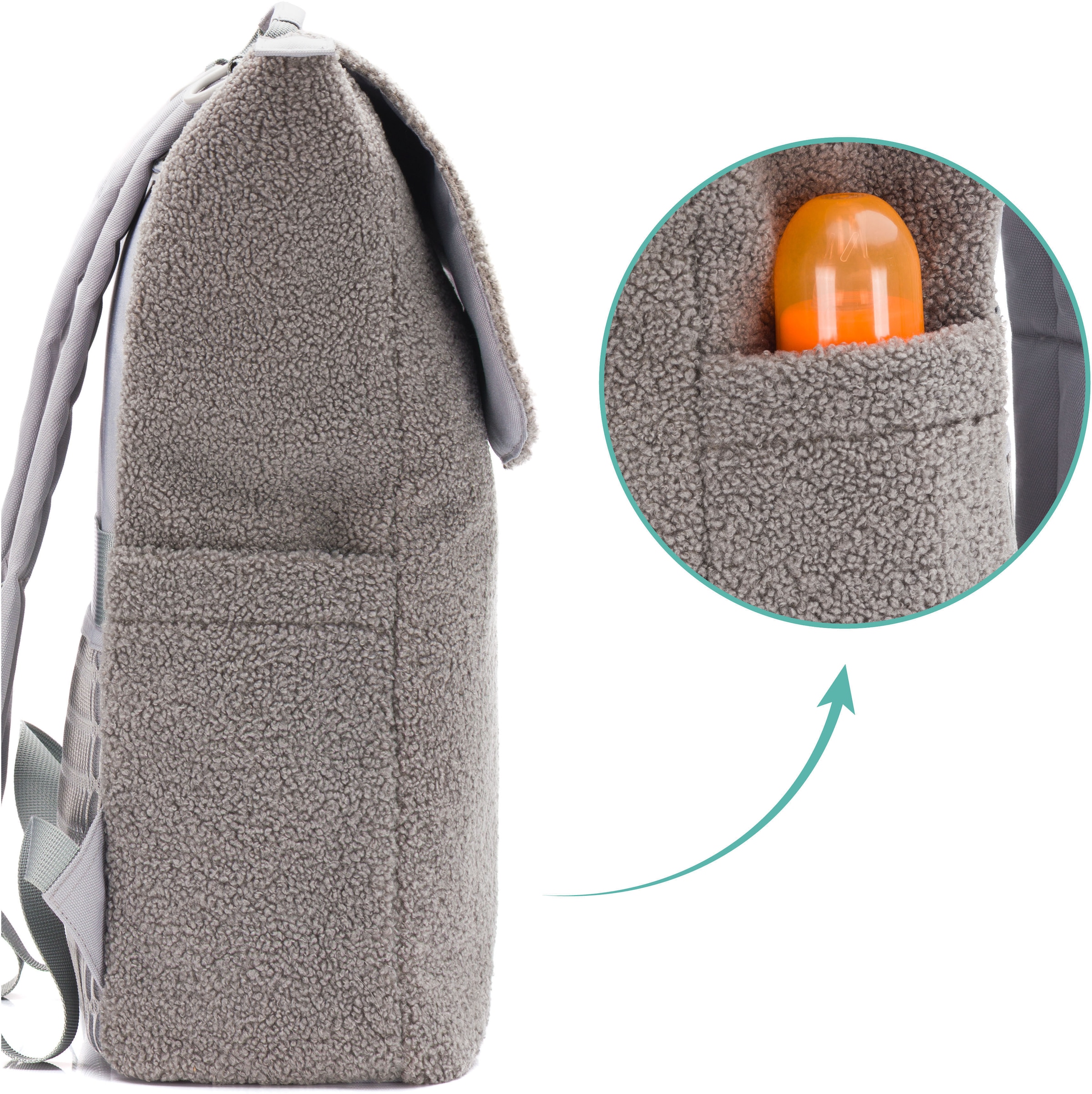 Fillikid Wickelrucksack »Teddy« inkl. Wickeltunterlage