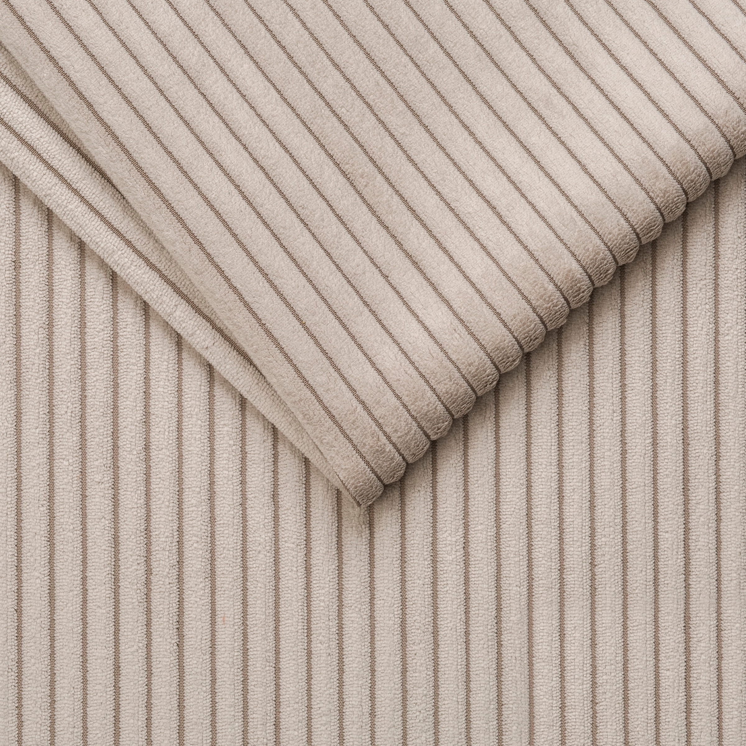 Trends by HG Wohnlandschaft »Landau U-Form«, in Cord-Stoff mit Metallfuß