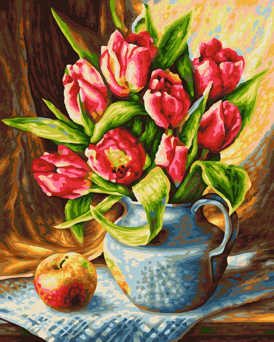 Schipper Malen nach Zahlen »Meisterklasse Premium - Tulpenstrauß«, Made in Germany