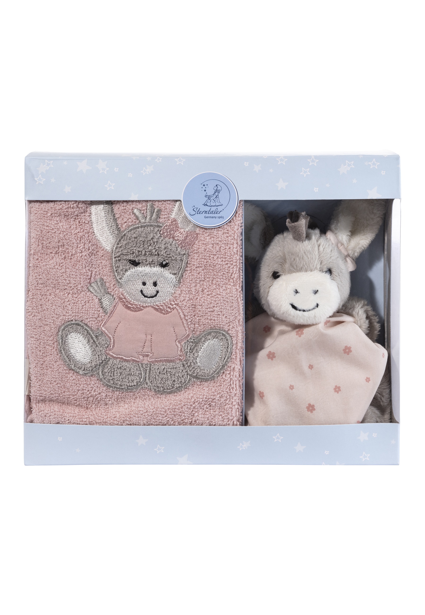 Sterntaler® Schnuffeltuch »Geschenk-Set ESEL Emmi Girl«