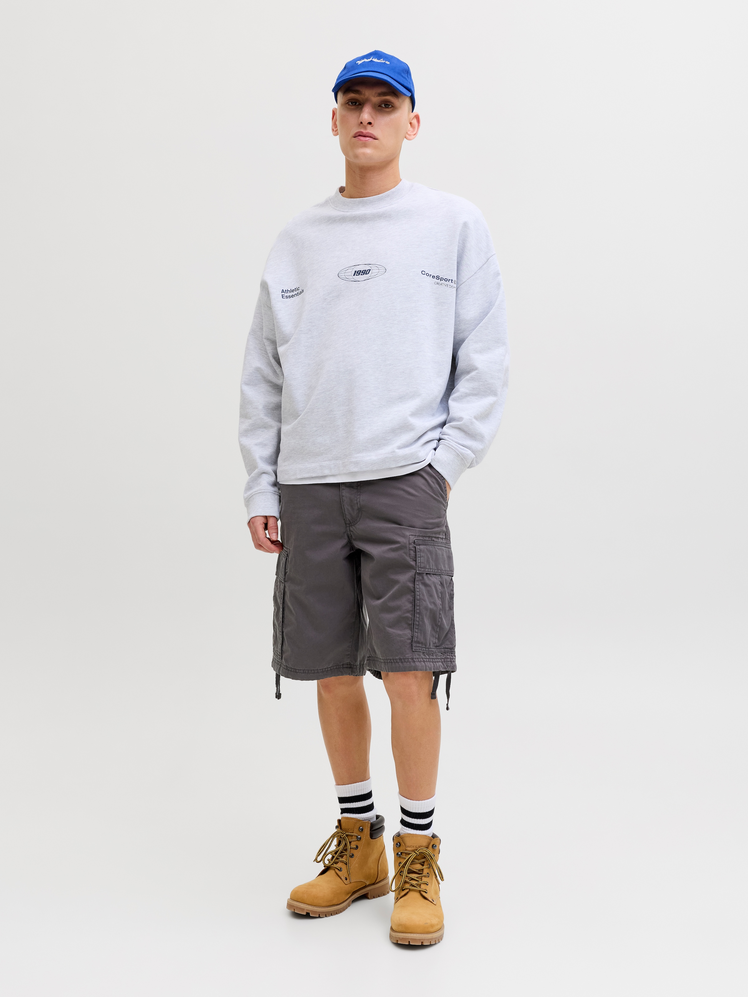Jack & Jones Cargohose »JPSTCOLE FRANK CARGO SHORT MID SN«  mit Seitentaschen