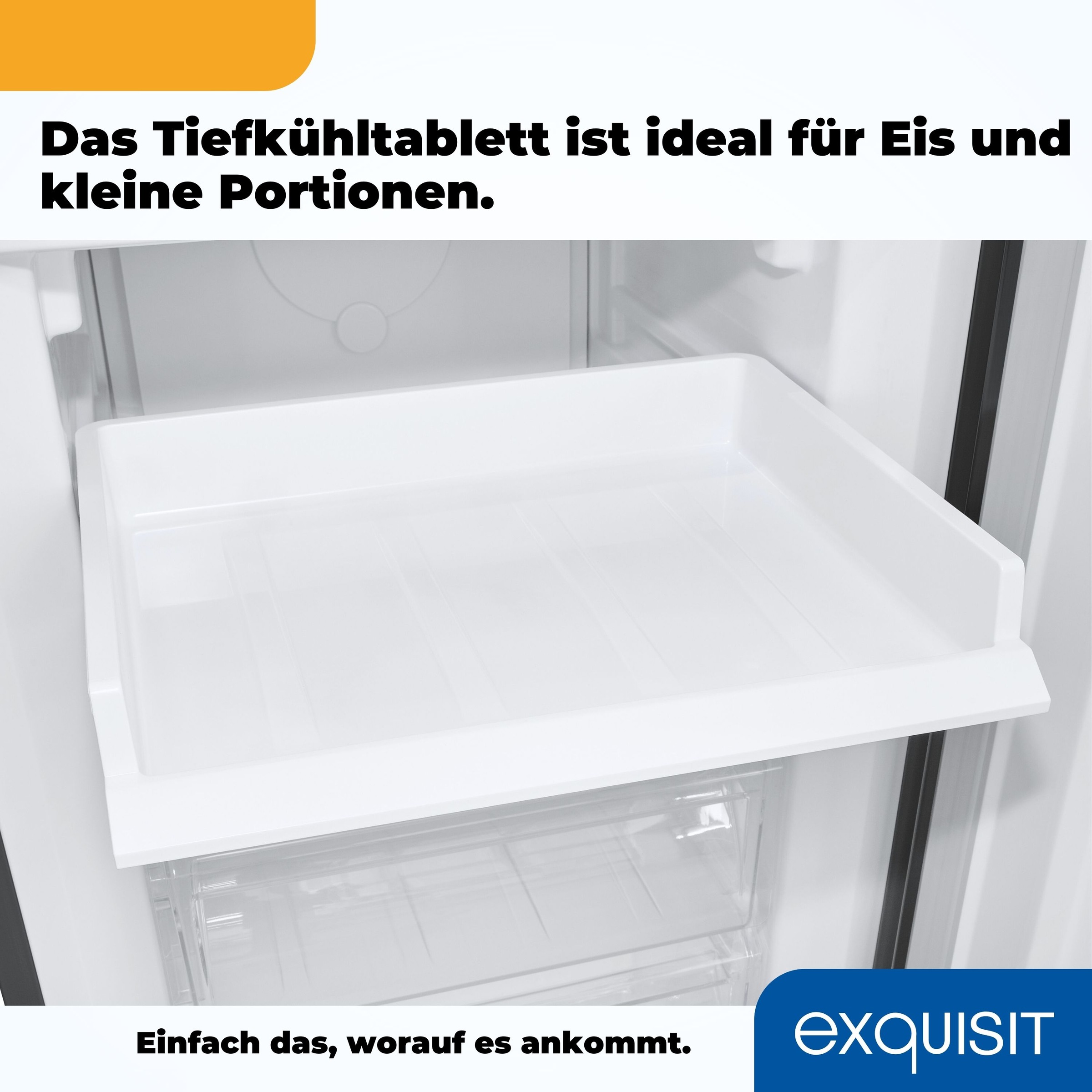 exquisit Kühl-/Gefrierkombination »KGC250-85--040D inoxlook-az«