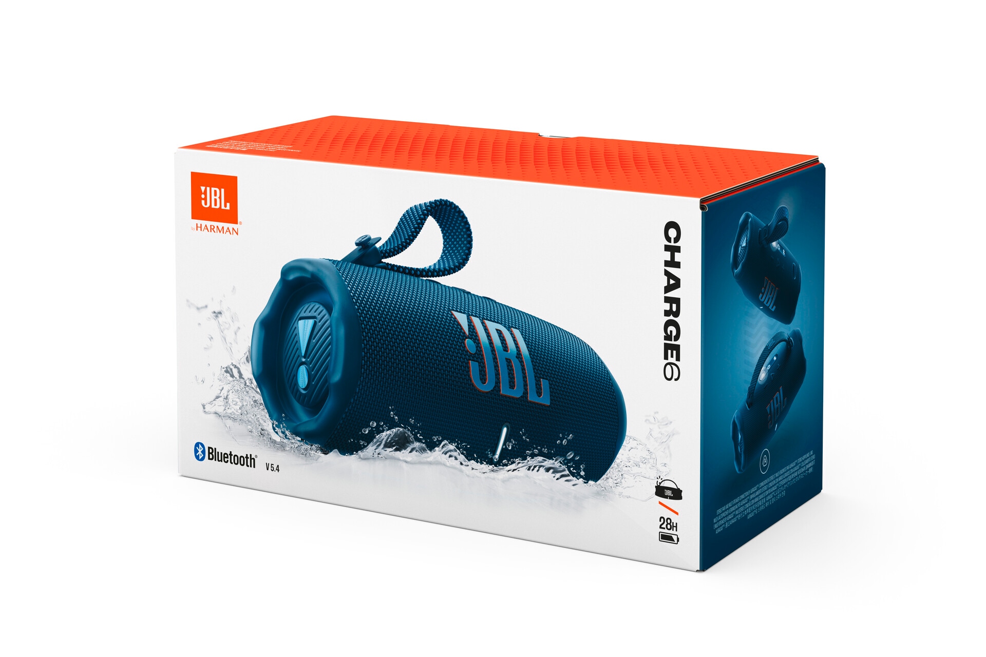 JBL Bluetooth-Lautsprecher »CHARGE 6« (Bluetooth Lautstärkeregelung 45 W) wasserdicht und stoßfest, Powerbank-Funktion mit USB-C
